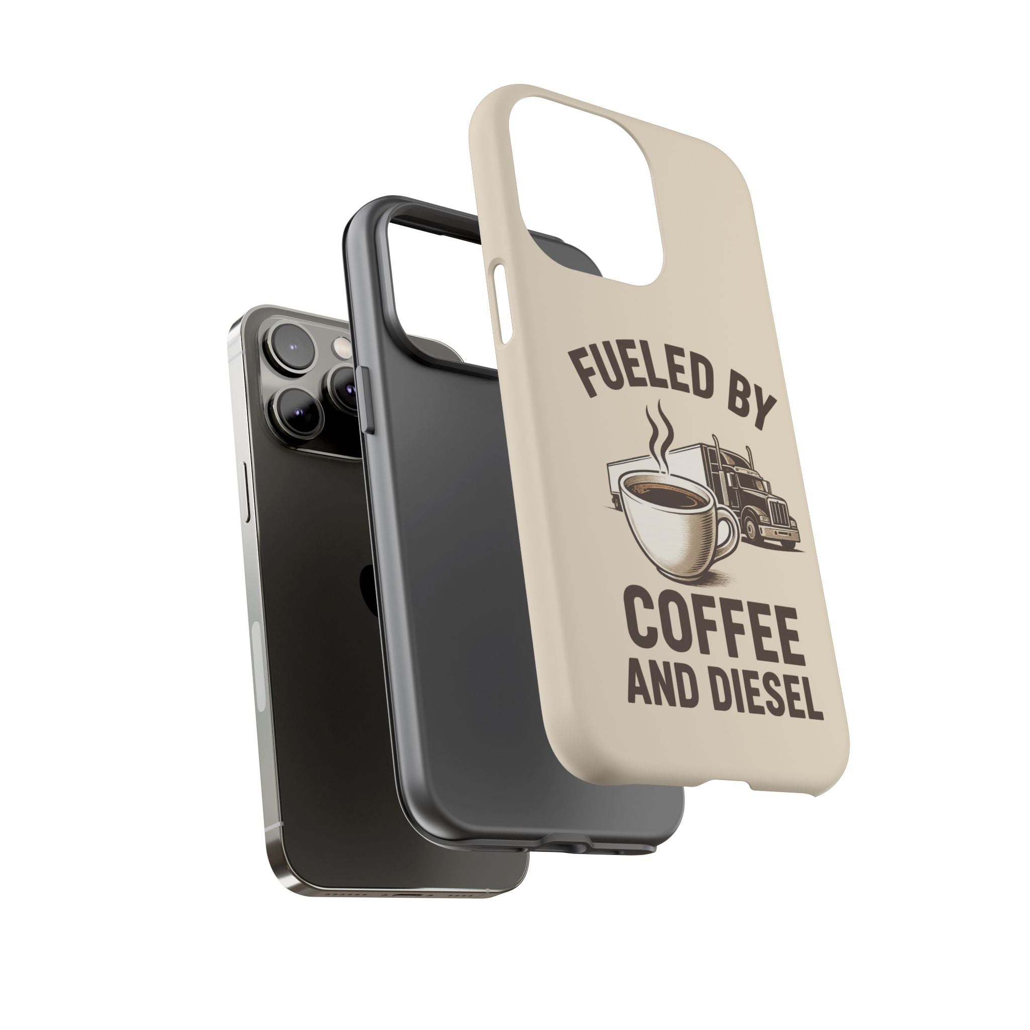 Coffee and Diesel Tough Phone Case