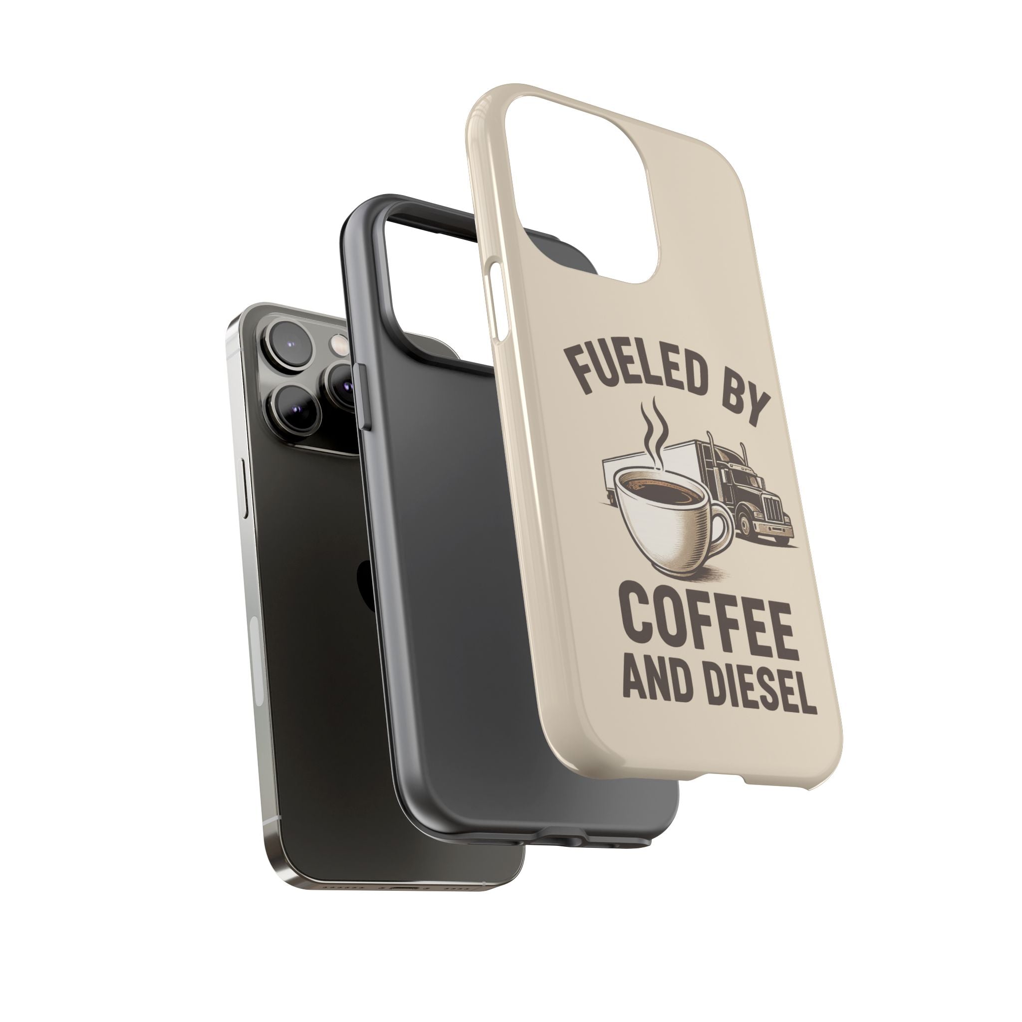 Coffee and Diesel Tough Phone Case