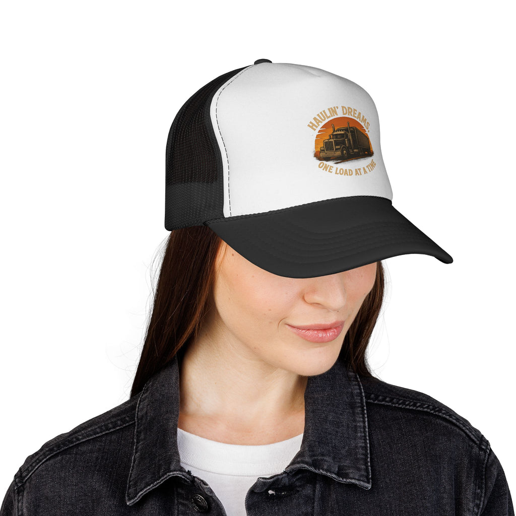 Haulin' Dreams One Load at a Time Trucker Cap