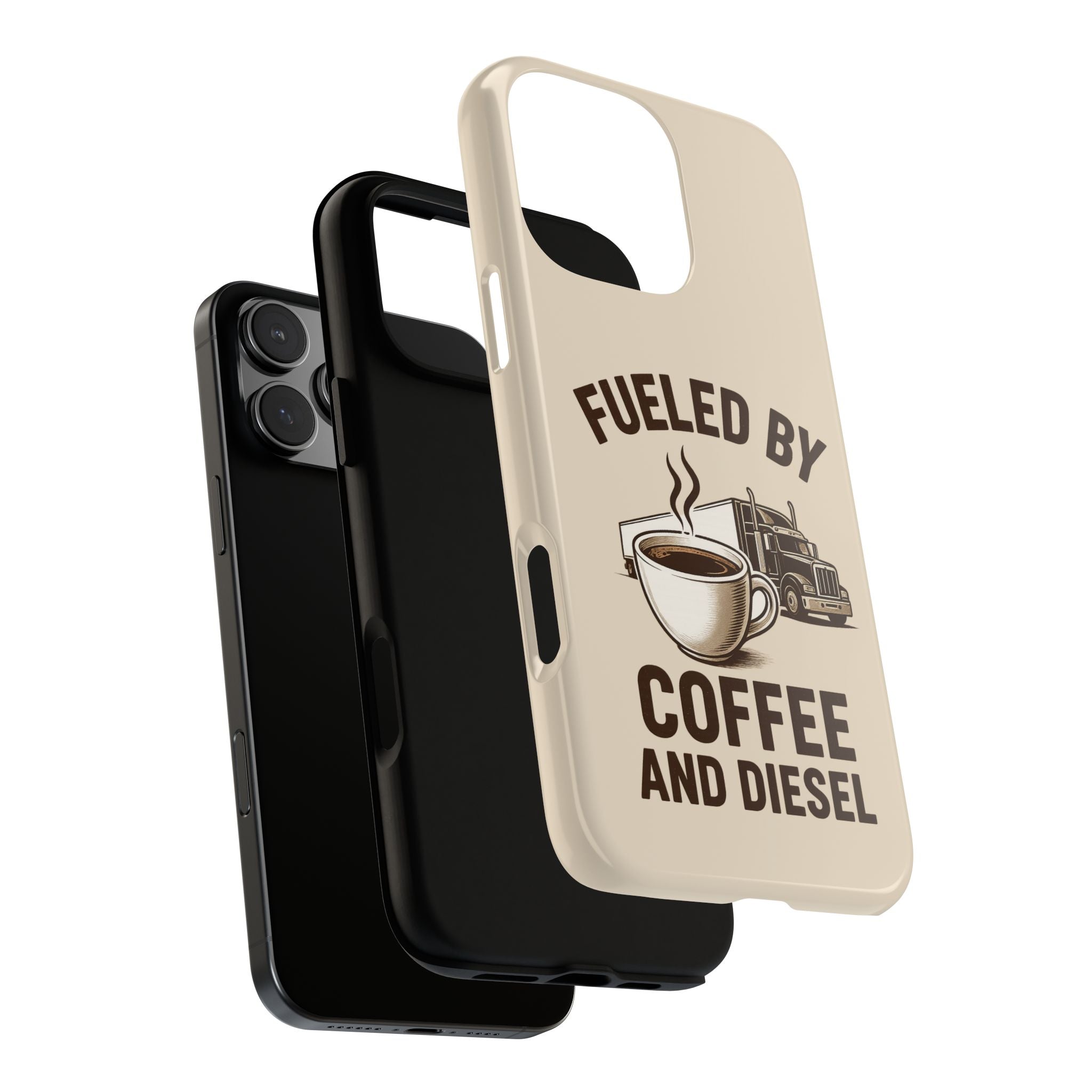Coffee and Diesel Tough Phone Case