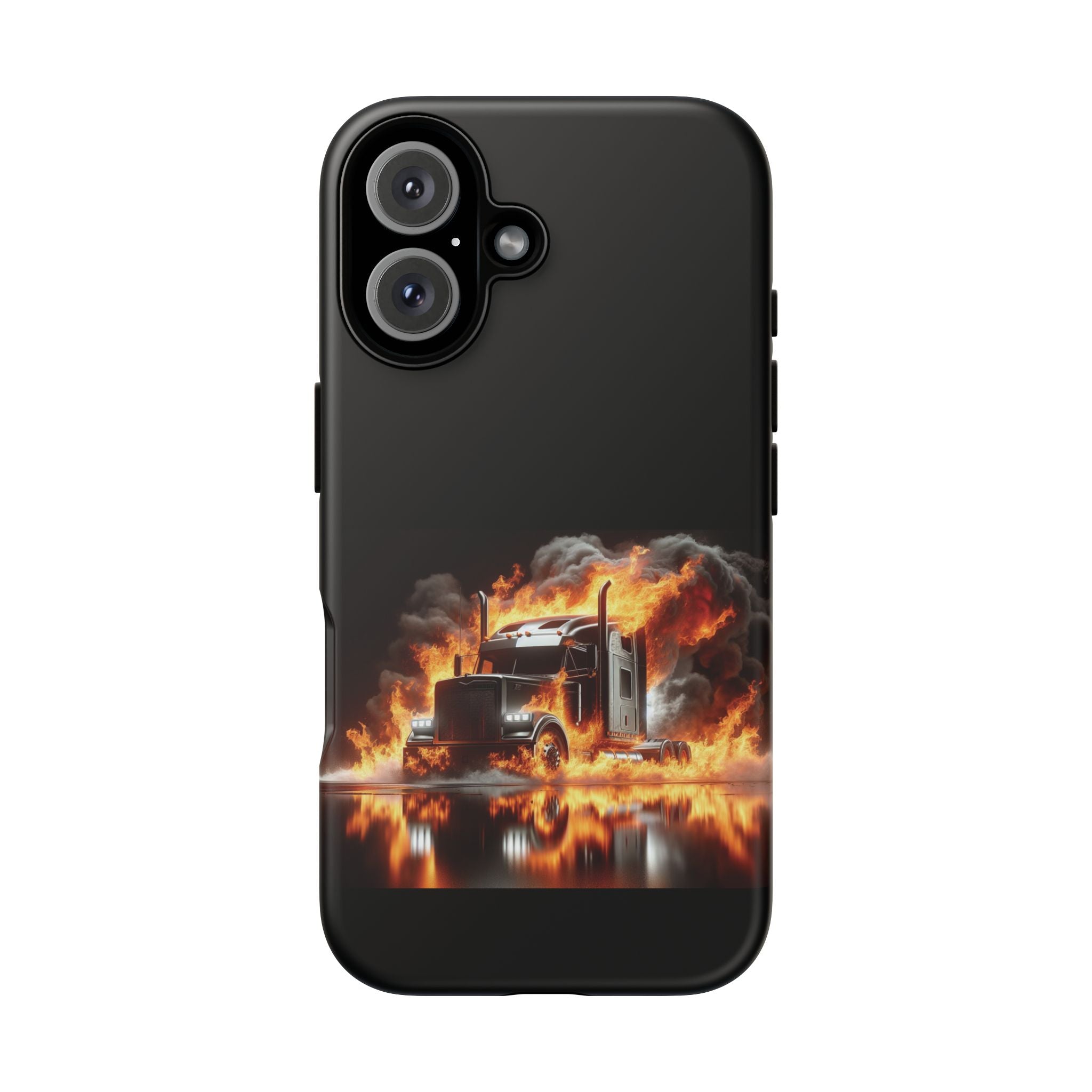 Flaming Truck Tough Phone Case
