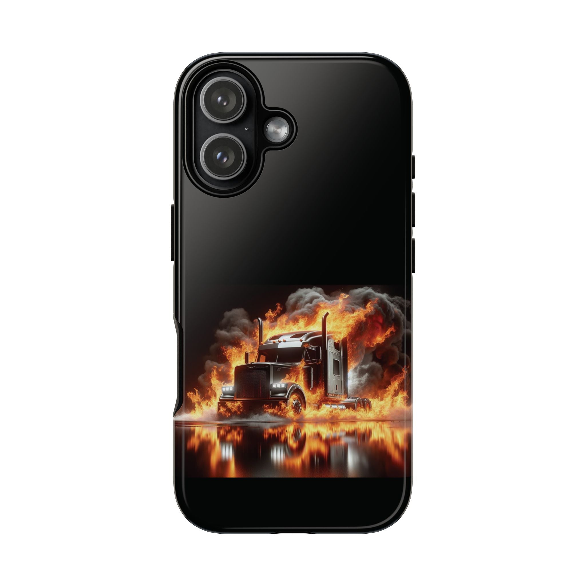 Flaming Truck Tough Phone Case