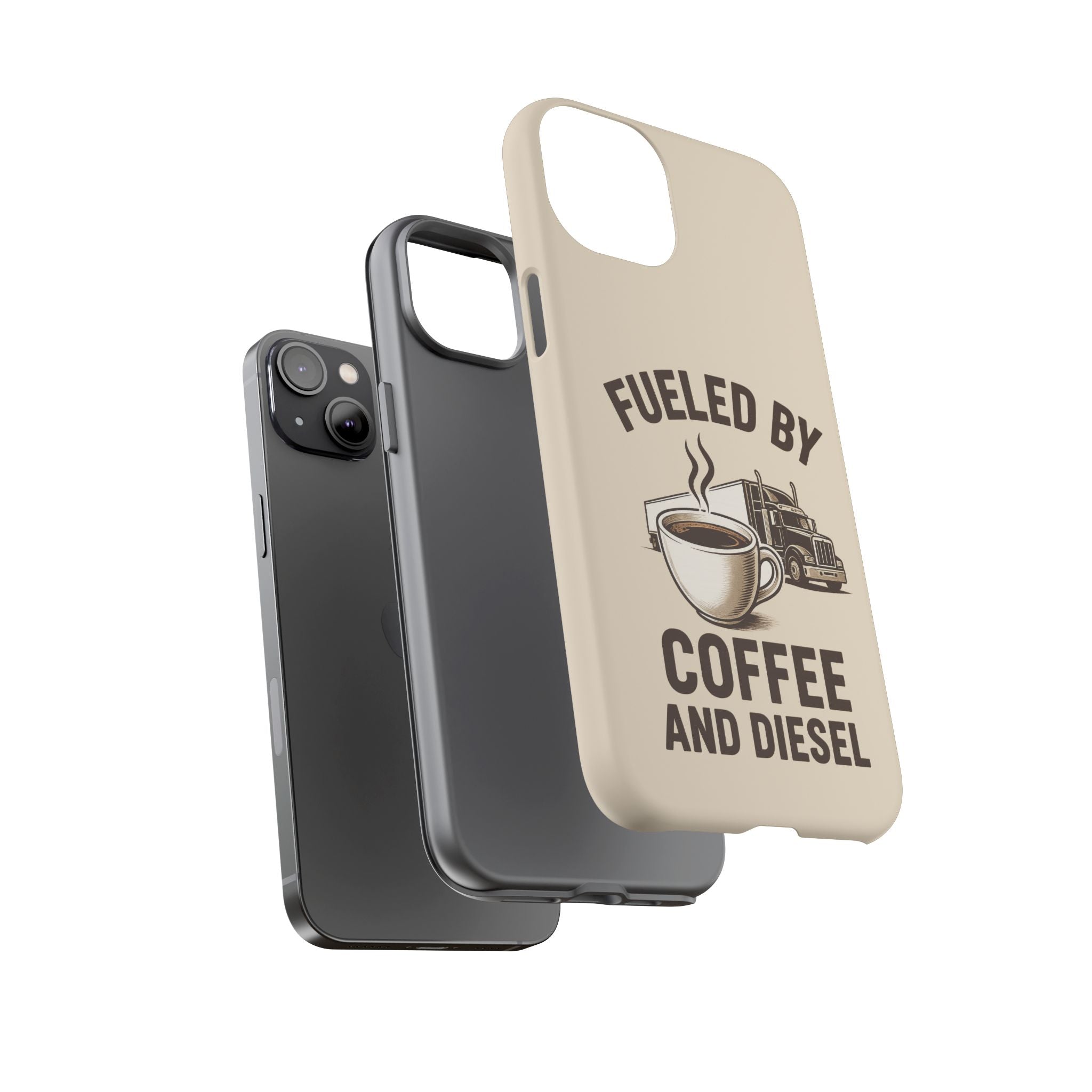 Coffee and Diesel Tough Phone Case
