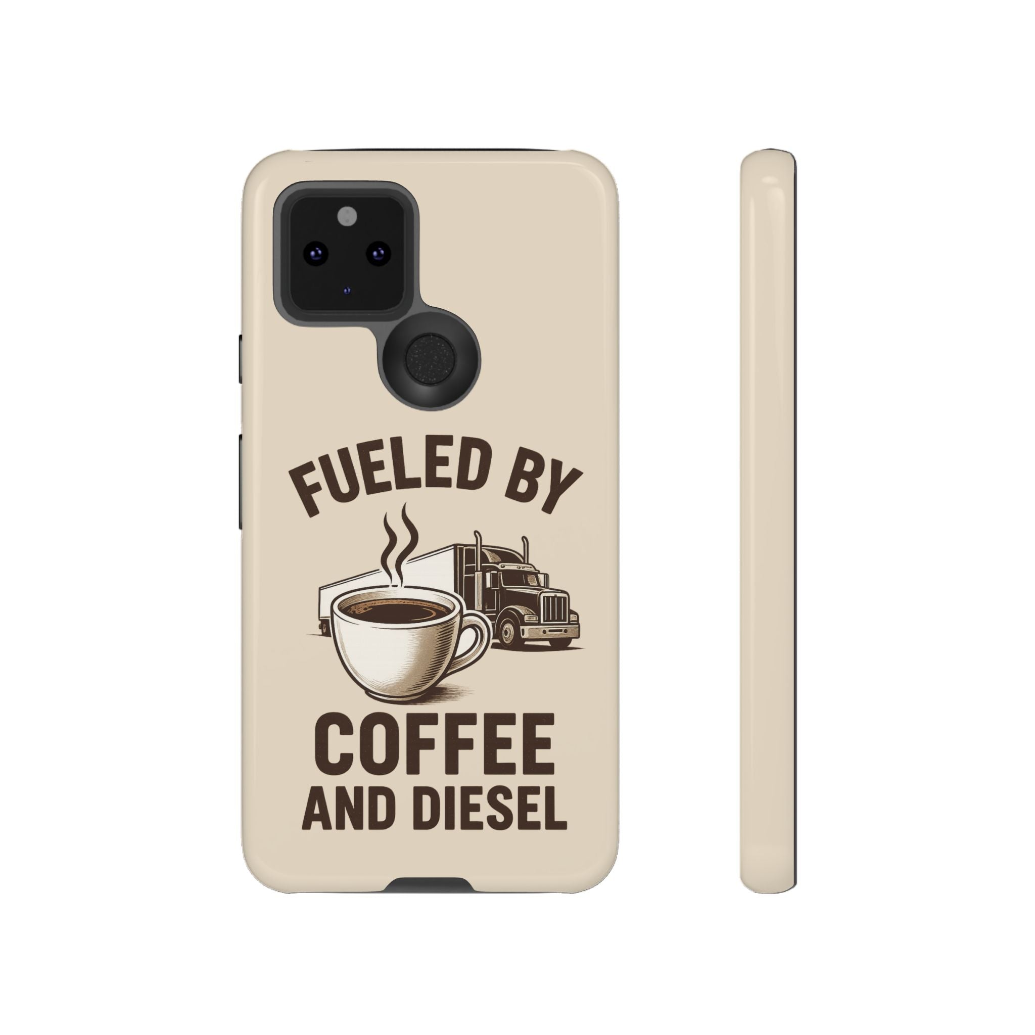Coffee and Diesel Tough Phone Case
