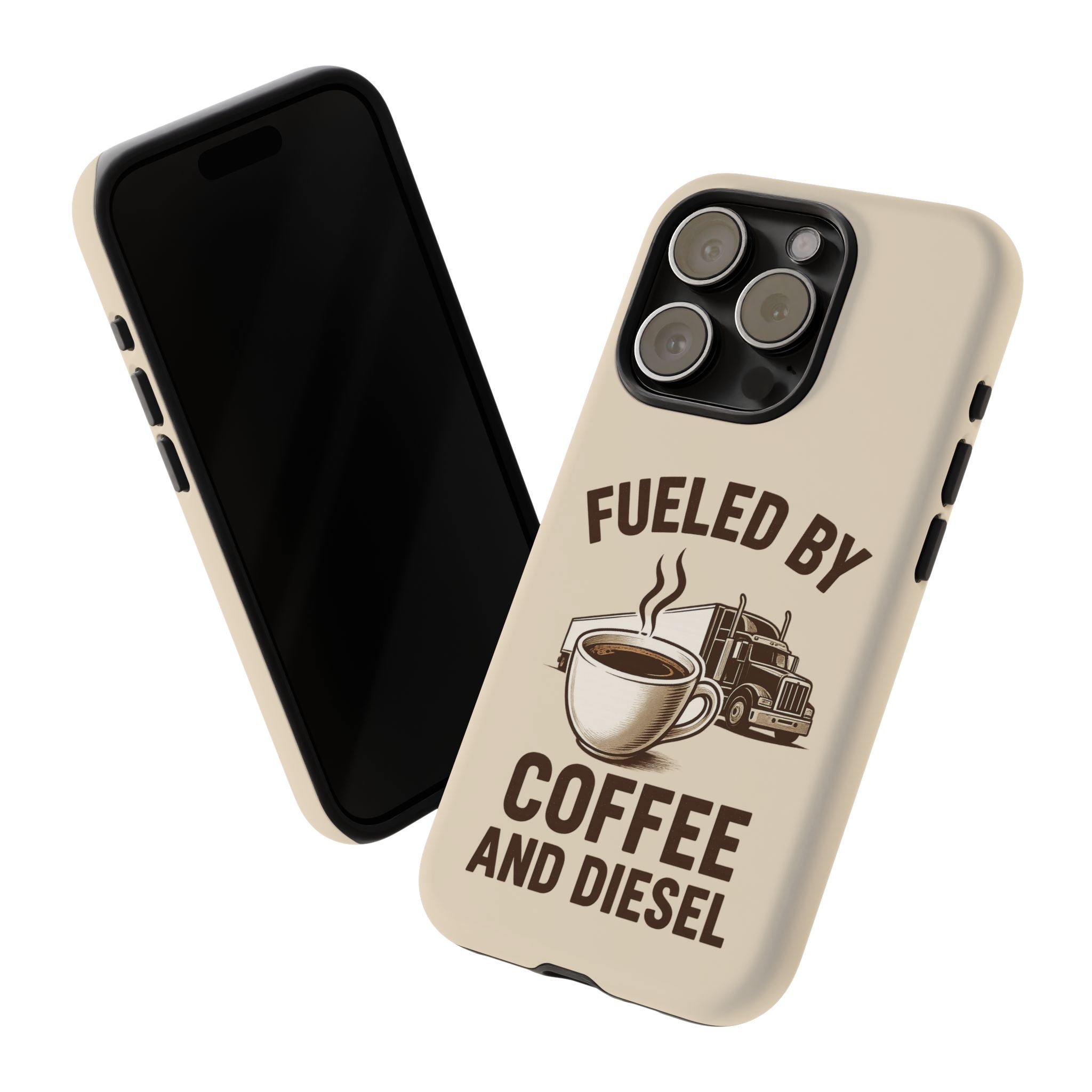 Coffee and Diesel Tough Phone Case