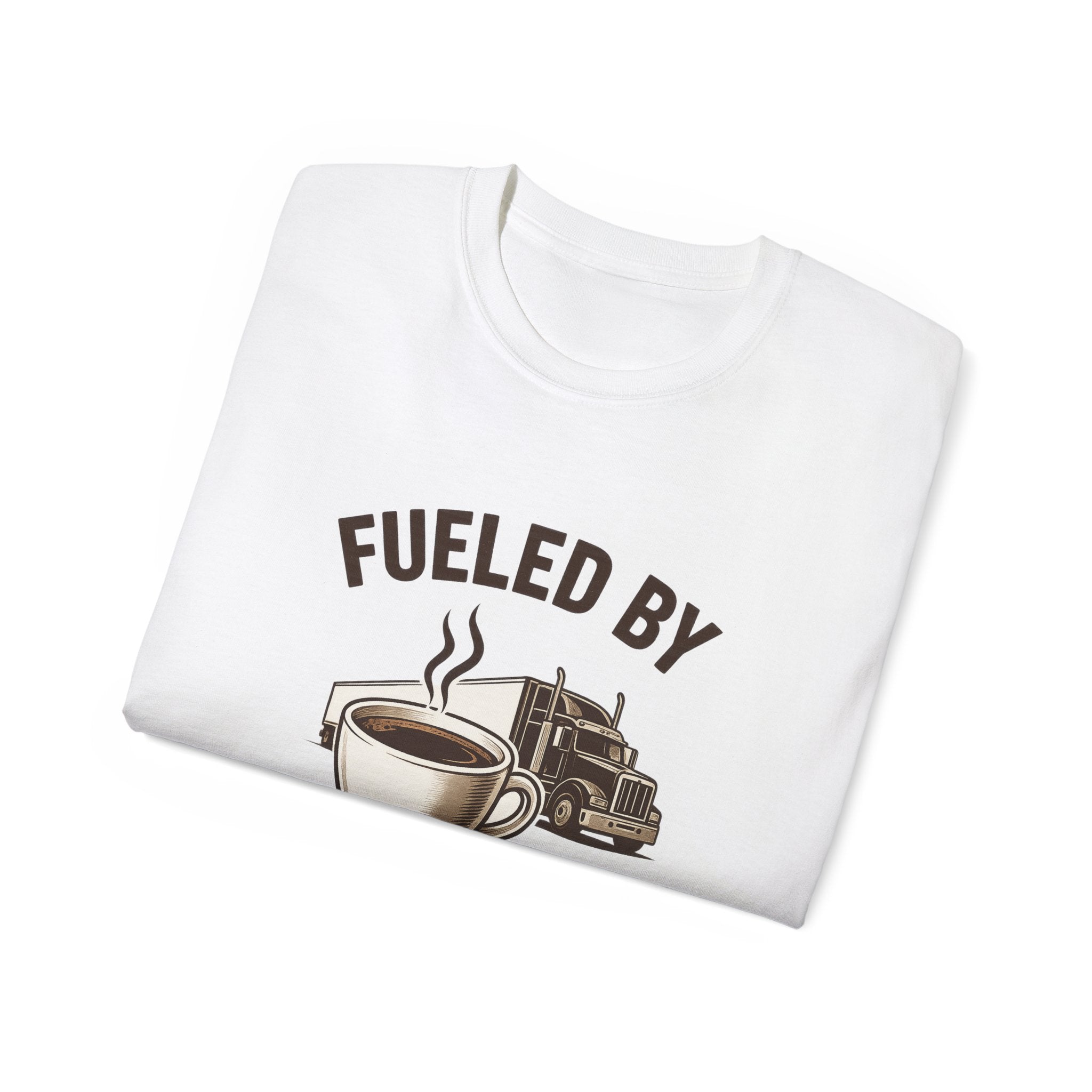 Fueled by Coffee and Diesel Unisex Tee