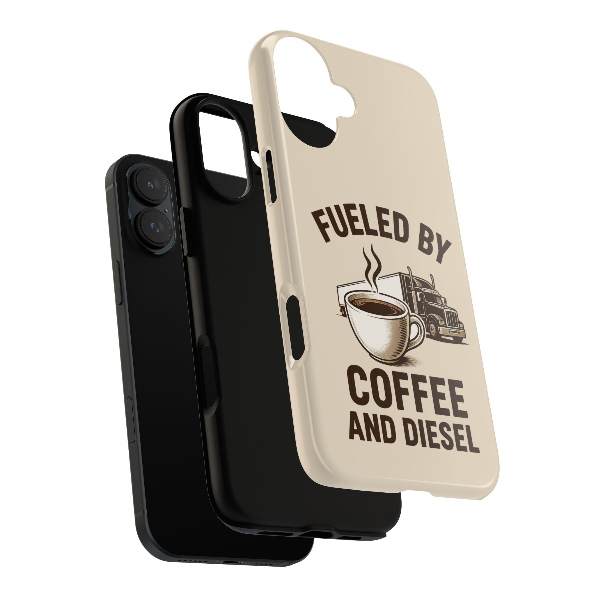 Coffee and Diesel Tough Phone Case