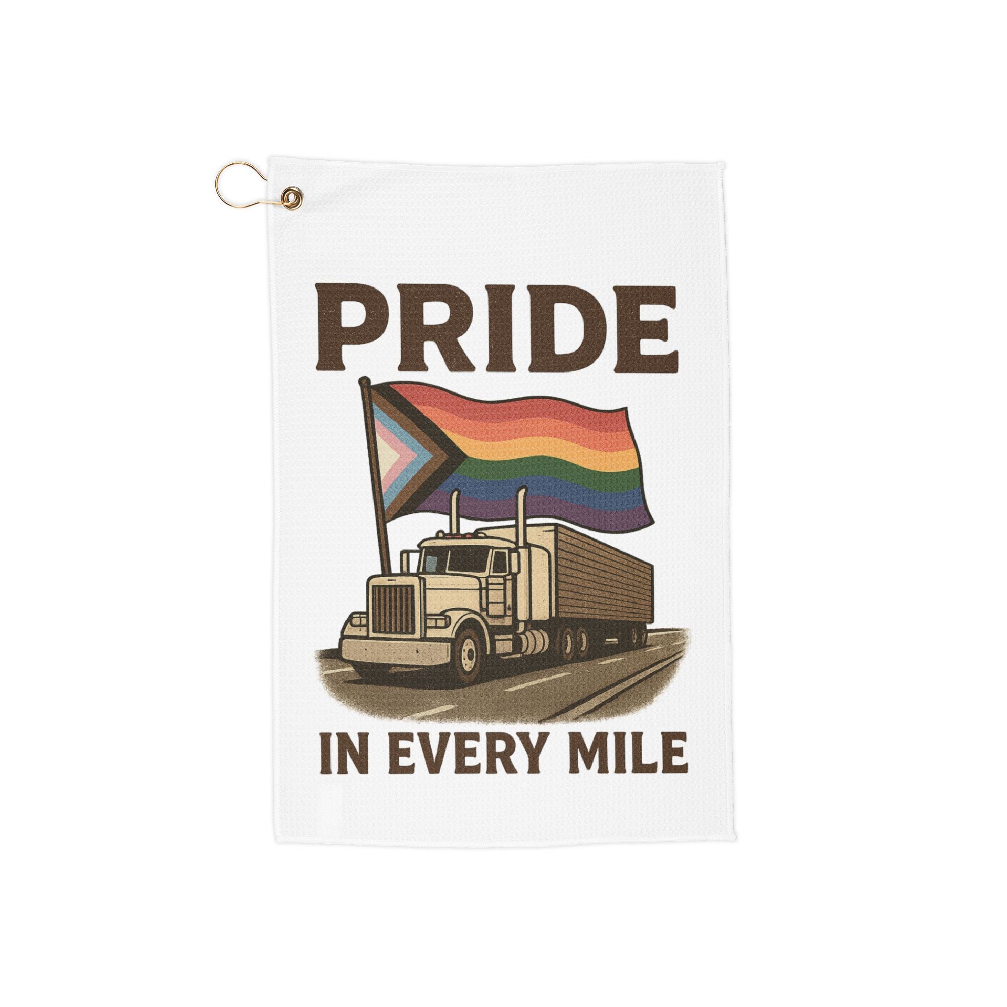 Pride in Every Mile Truckers' Everyday Hand Towel