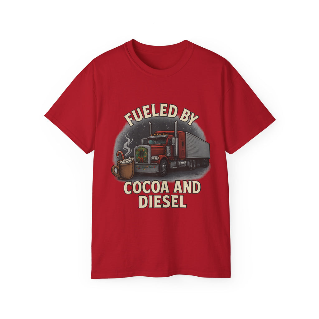 Fueled by Cocoa and Diesel Unisex Tee