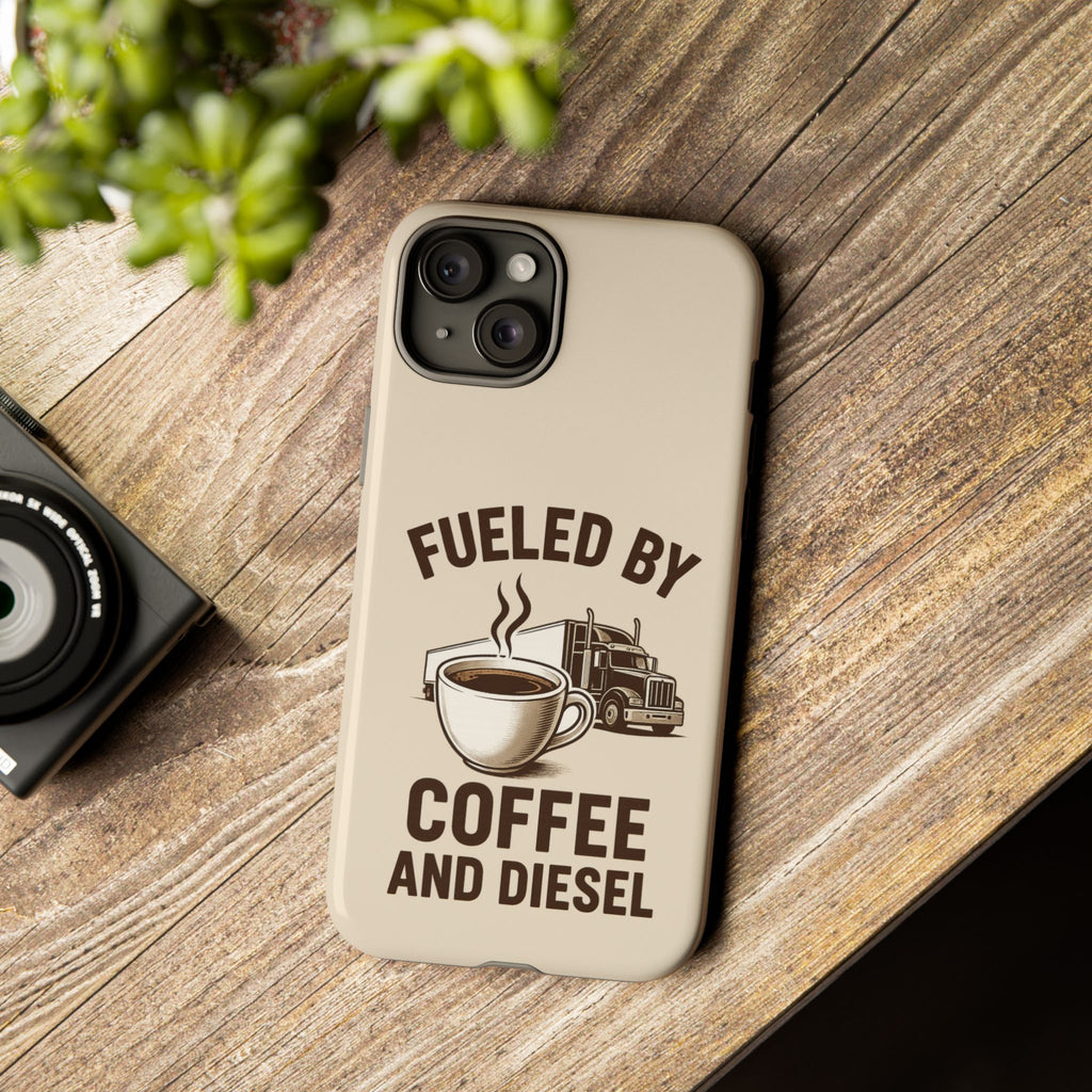 Coffee and Diesel Tough Phone Case