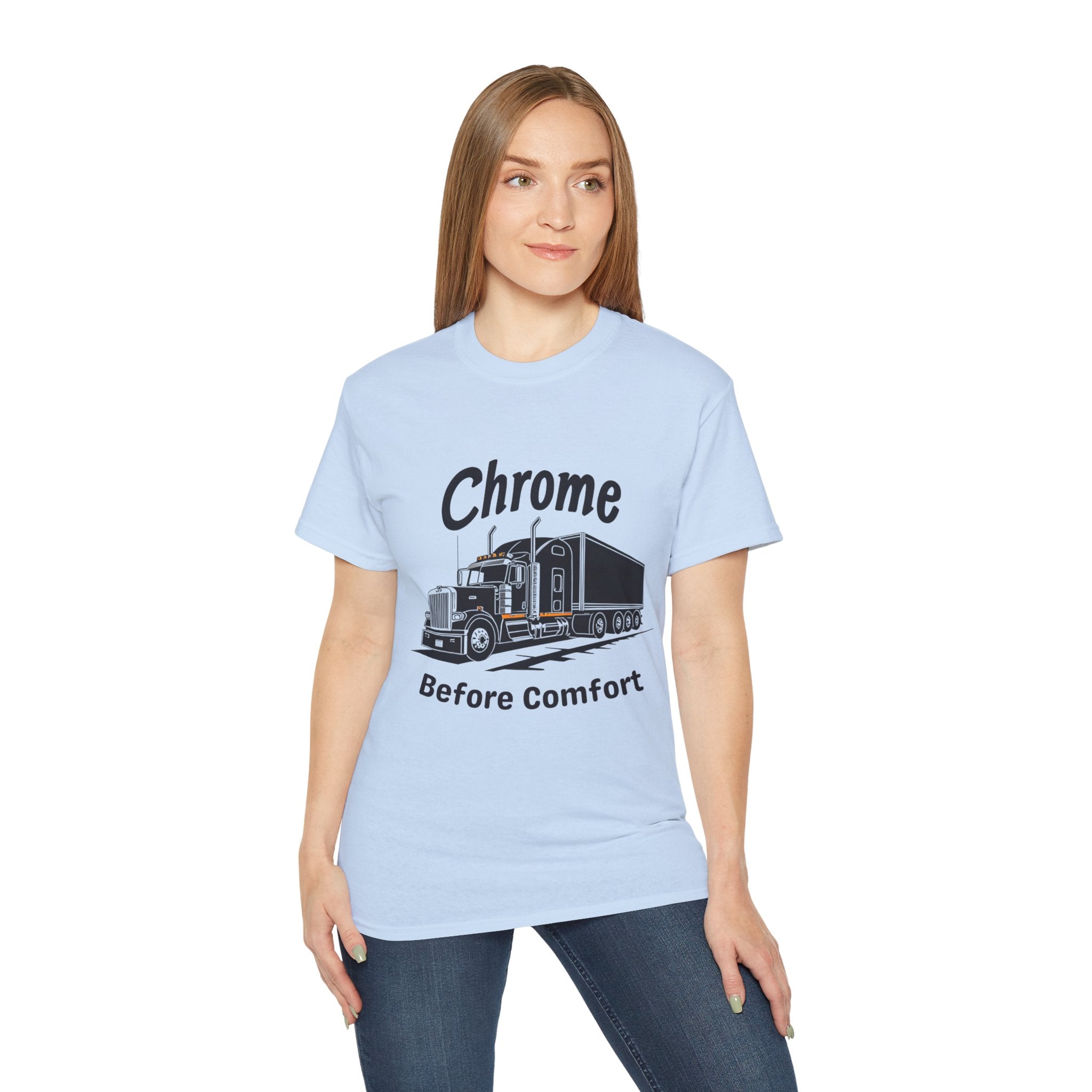 Chrome Before Comfort Unisex Tee