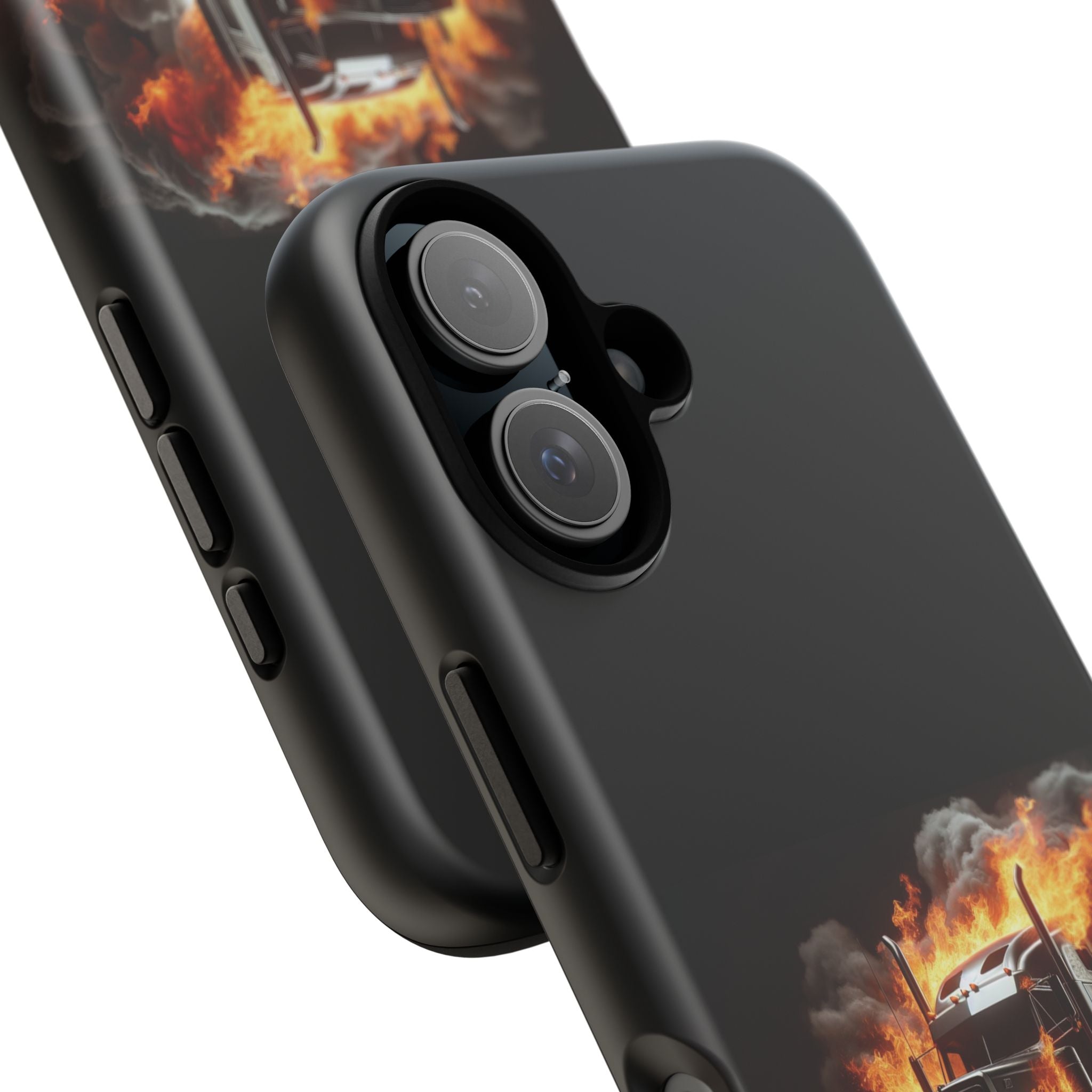 Flaming Truck Tough Phone Case