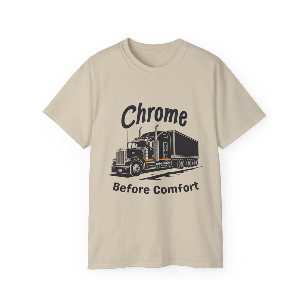 Chrome Before Comfort Unisex Tee
