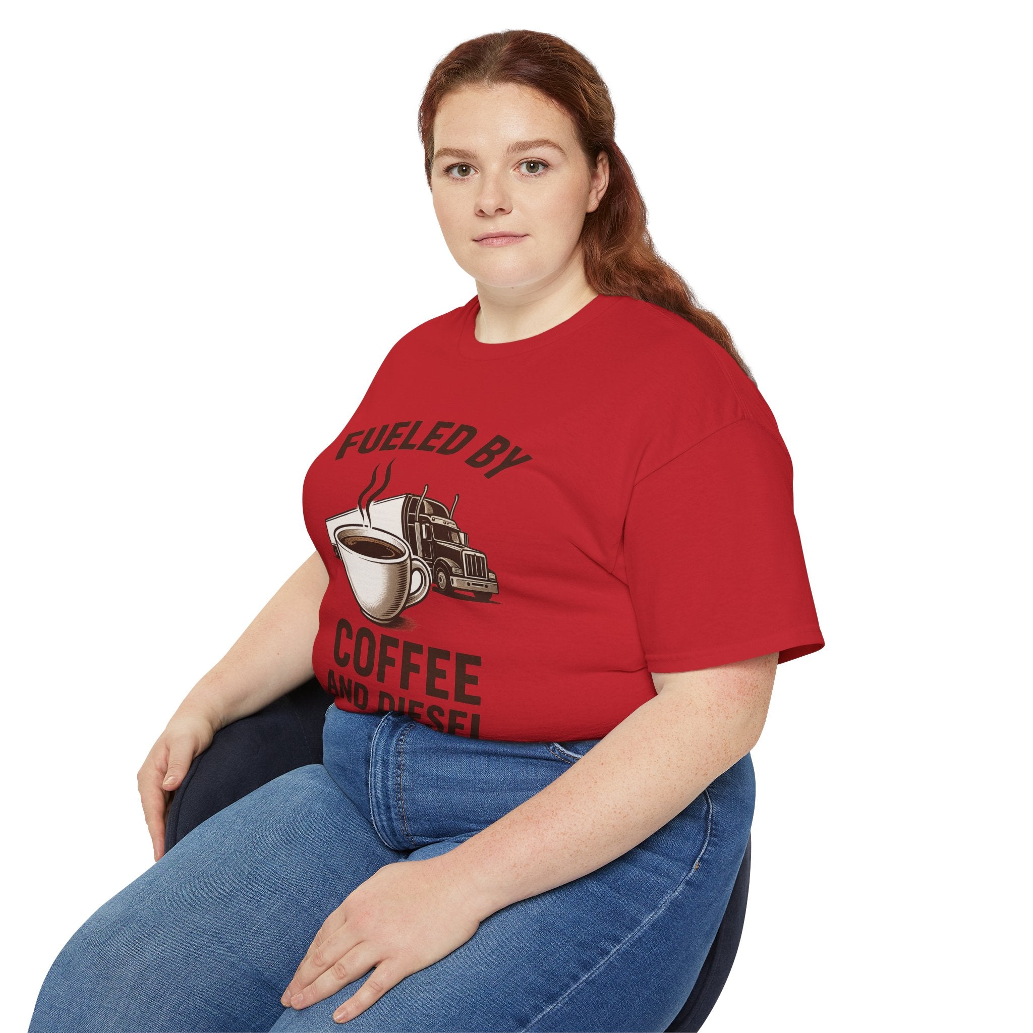 Fueled by Coffee and Diesel Unisex Tee