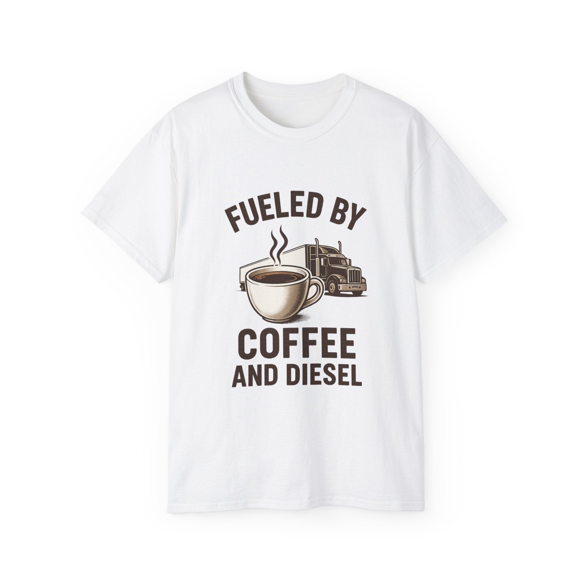 Fueled by Coffee and Diesel Unisex Tee