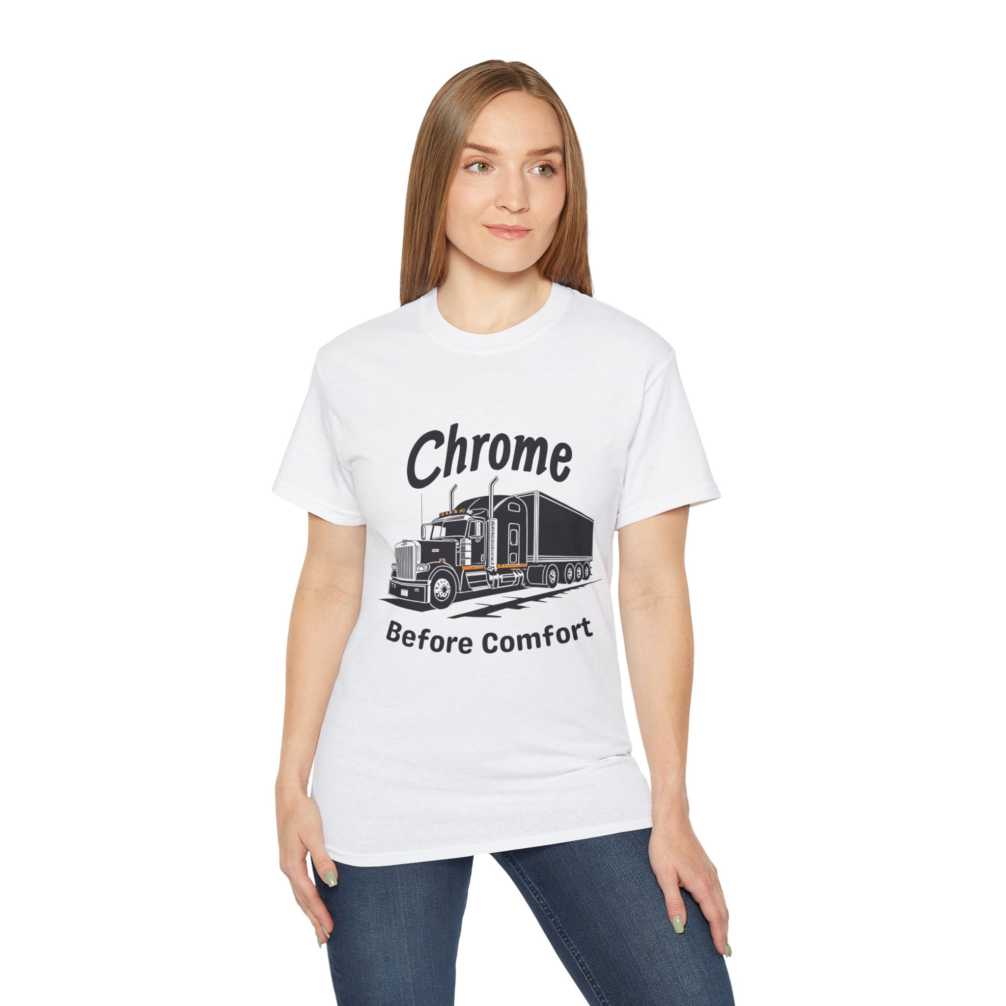 Chrome Before Comfort Unisex Tee