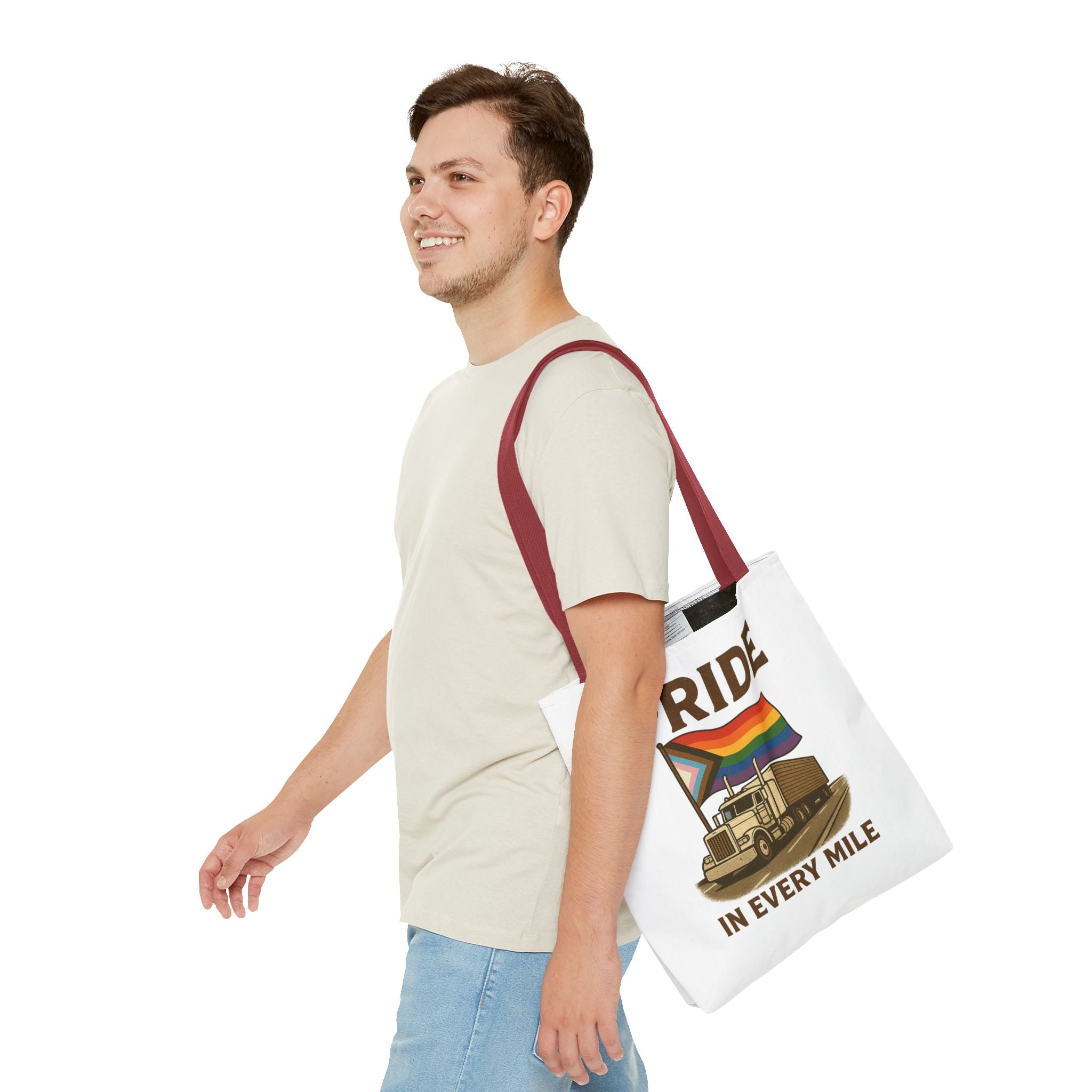 Pride in Every Mile Tote Bag