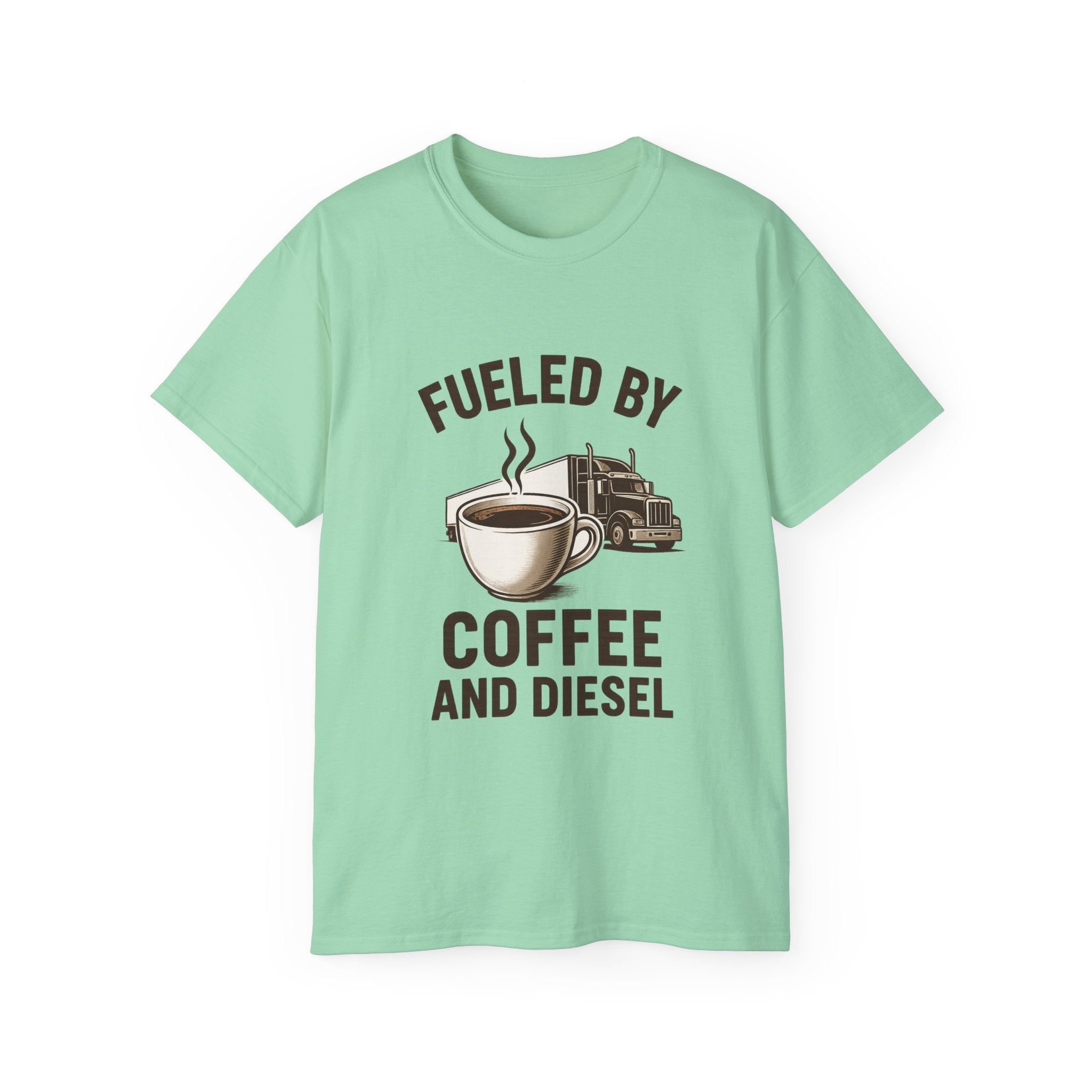 Fueled by Coffee and Diesel Unisex Tee
