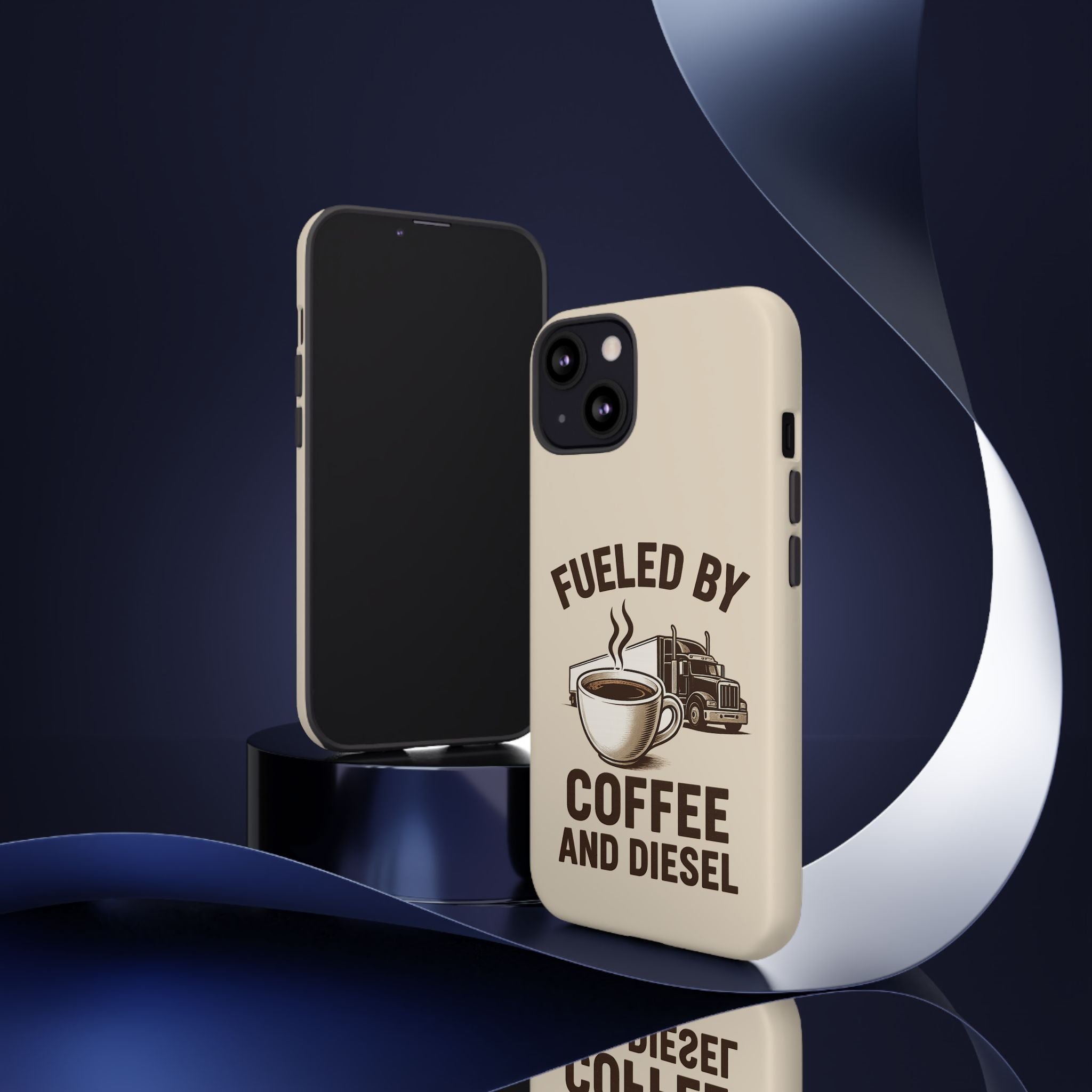 Coffee and Diesel Tough Phone Case