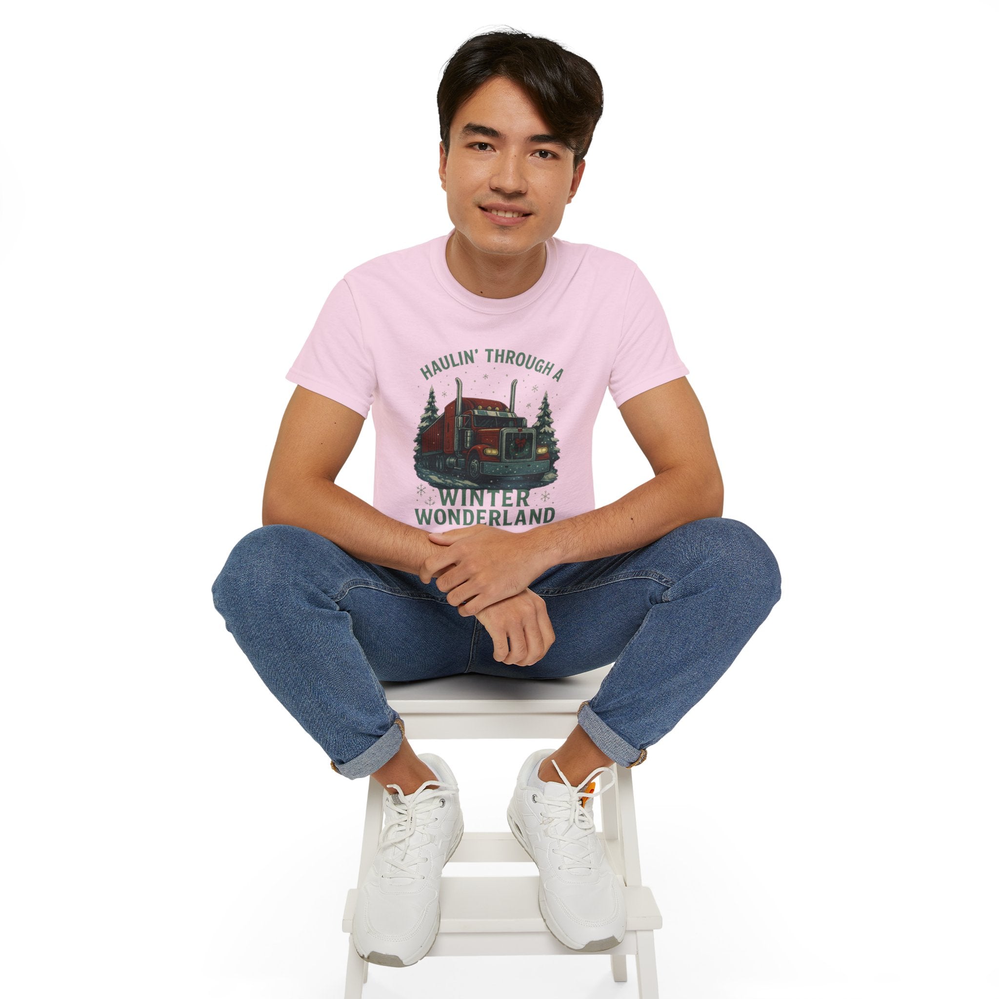 Haulin' Through a Winder Wonderland Unisex Tee