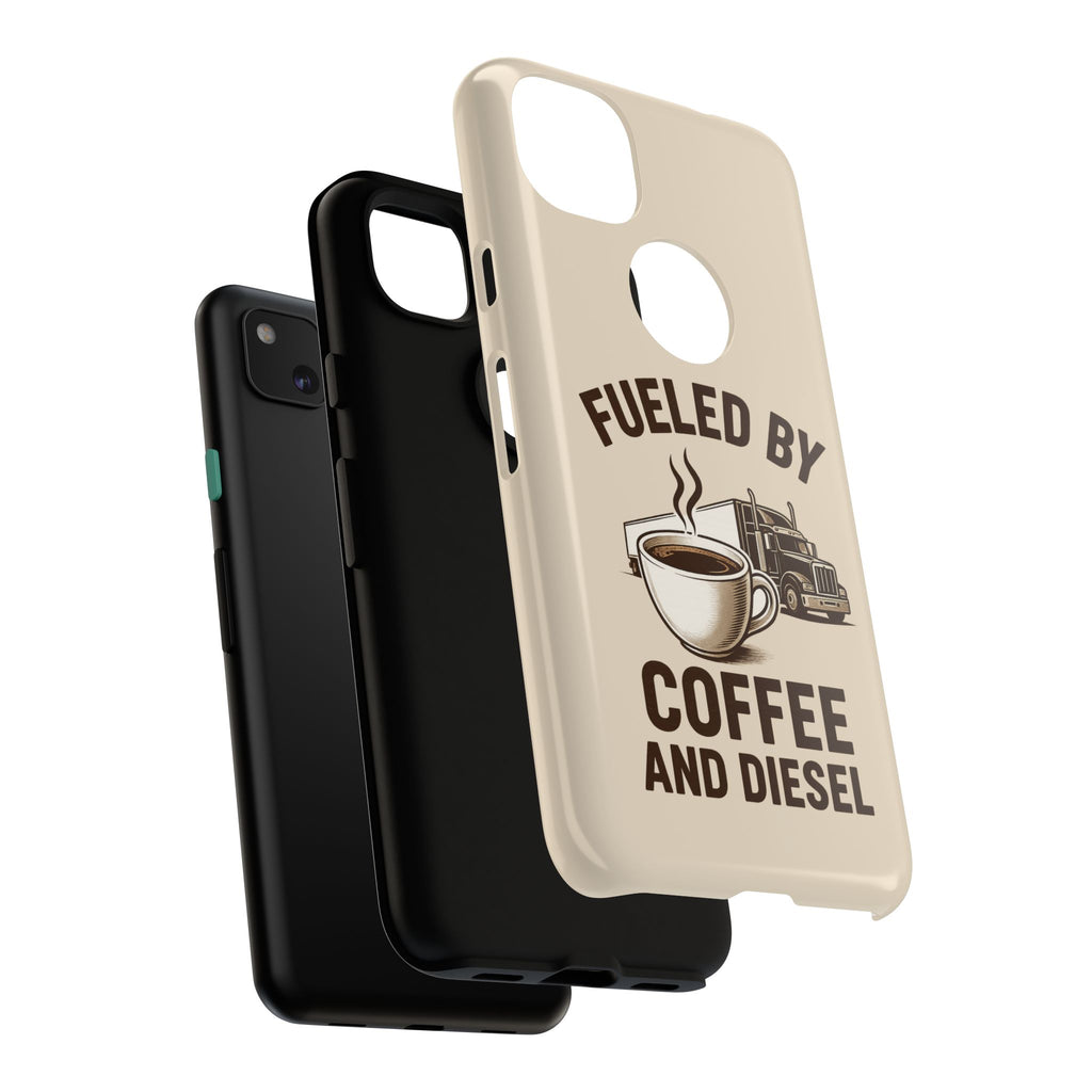 Coffee and Diesel Tough Phone Case