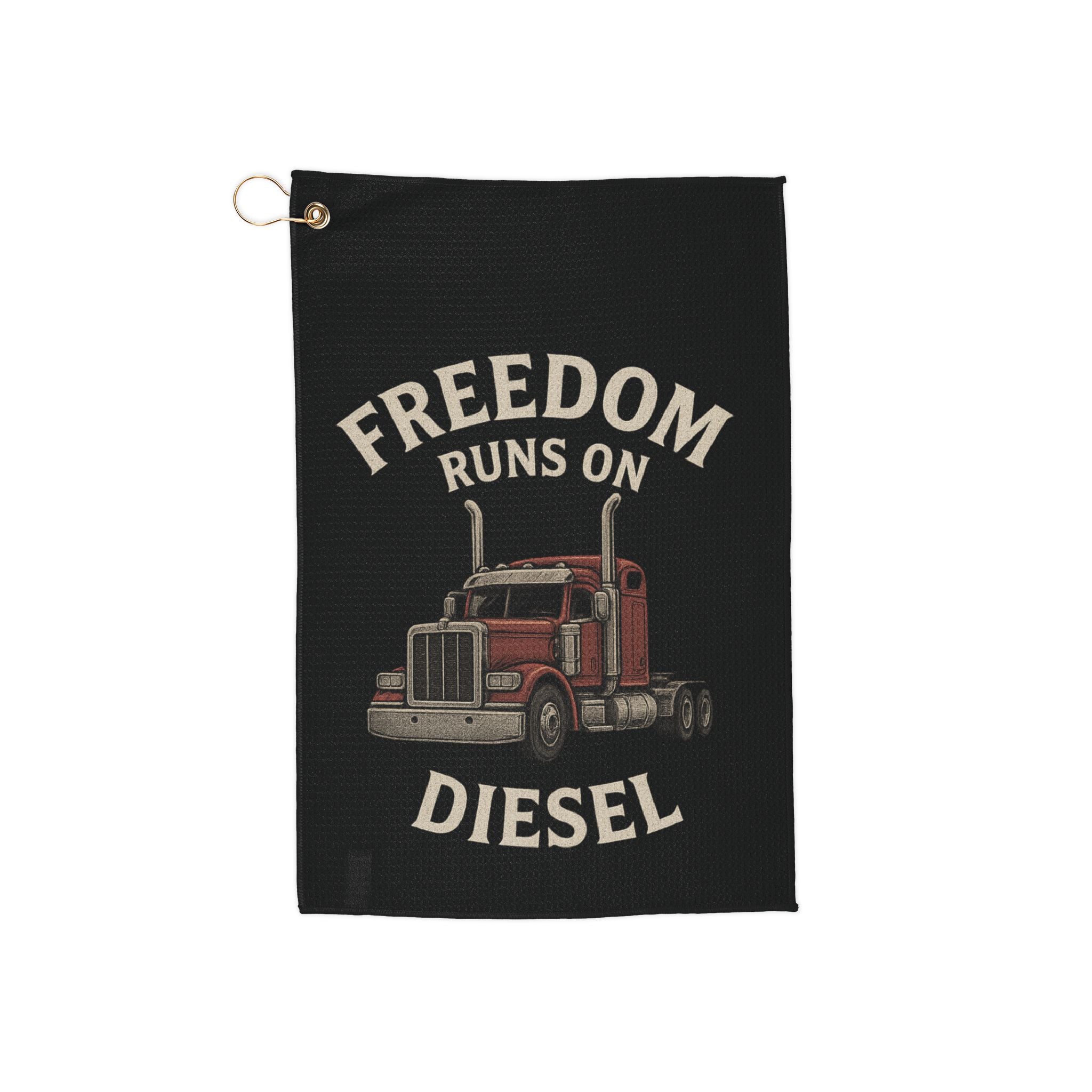 Freedom Runs on Diesel Truckers' Everyday Hand Towel