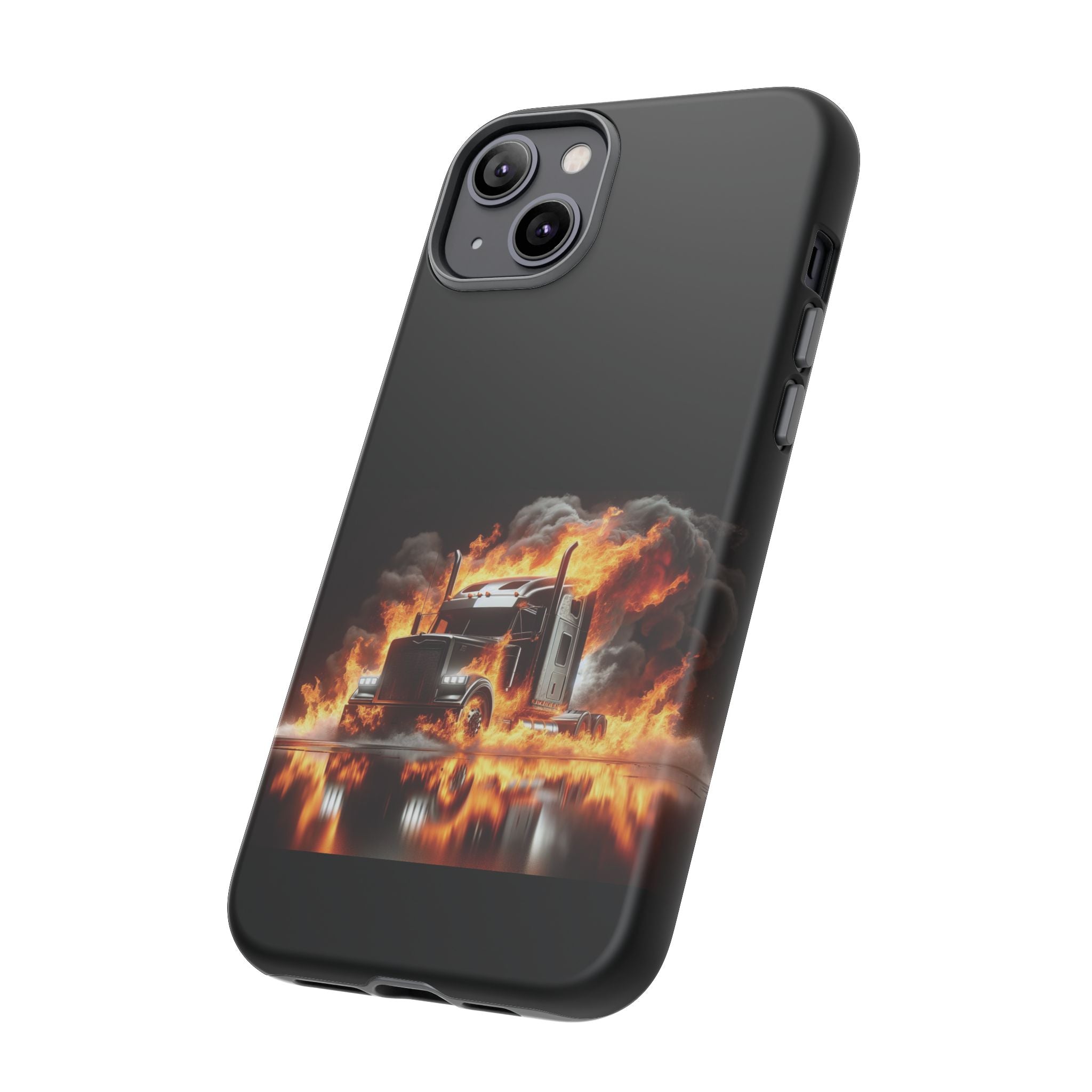 Flaming Truck Tough Phone Case