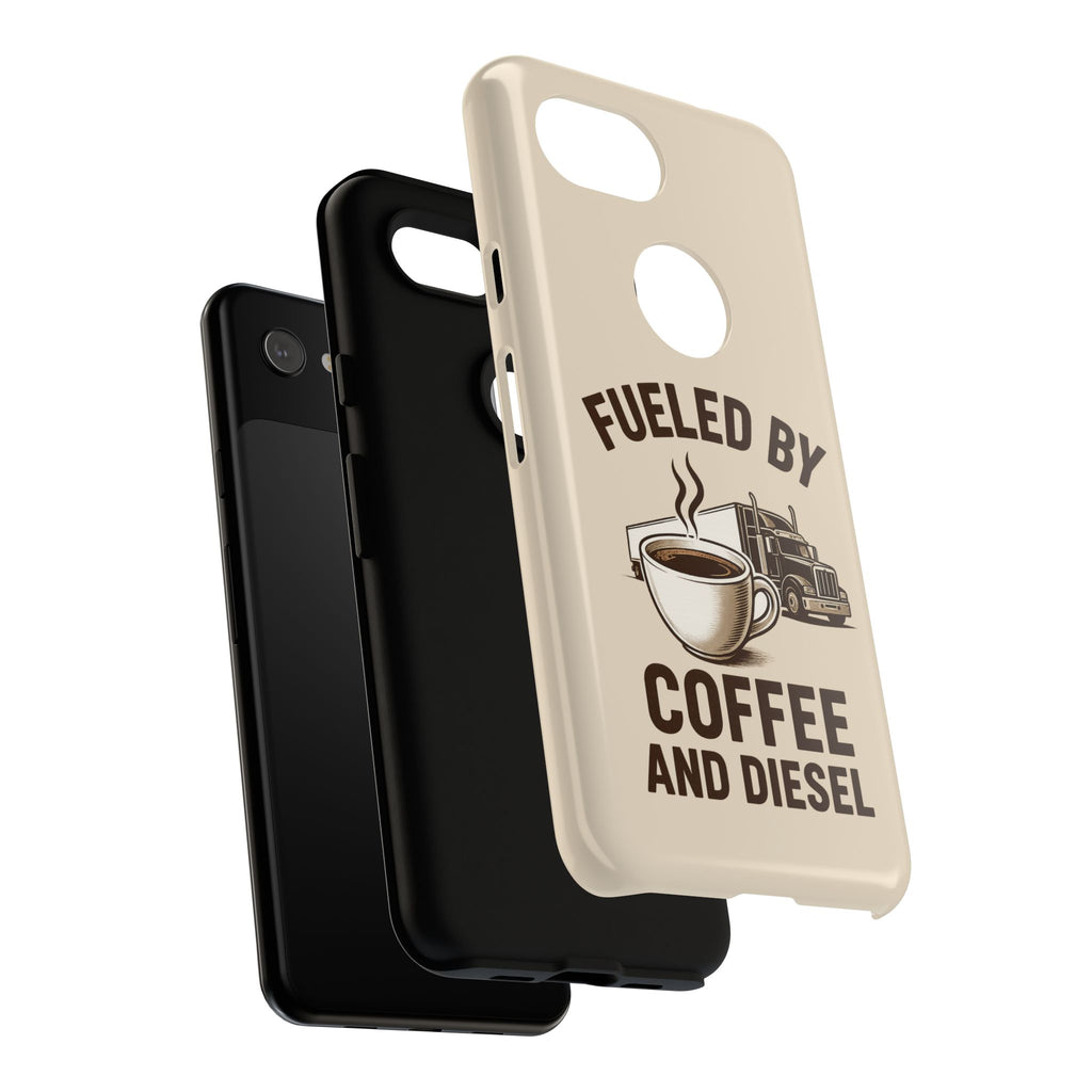Coffee and Diesel Tough Phone Case