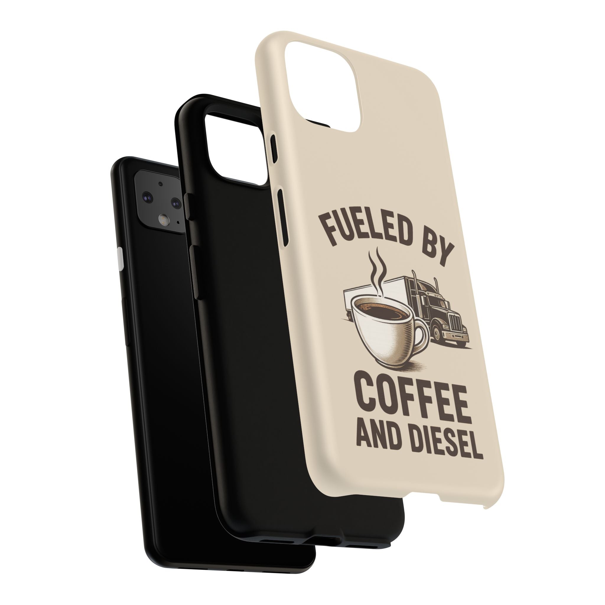Coffee and Diesel Tough Phone Case