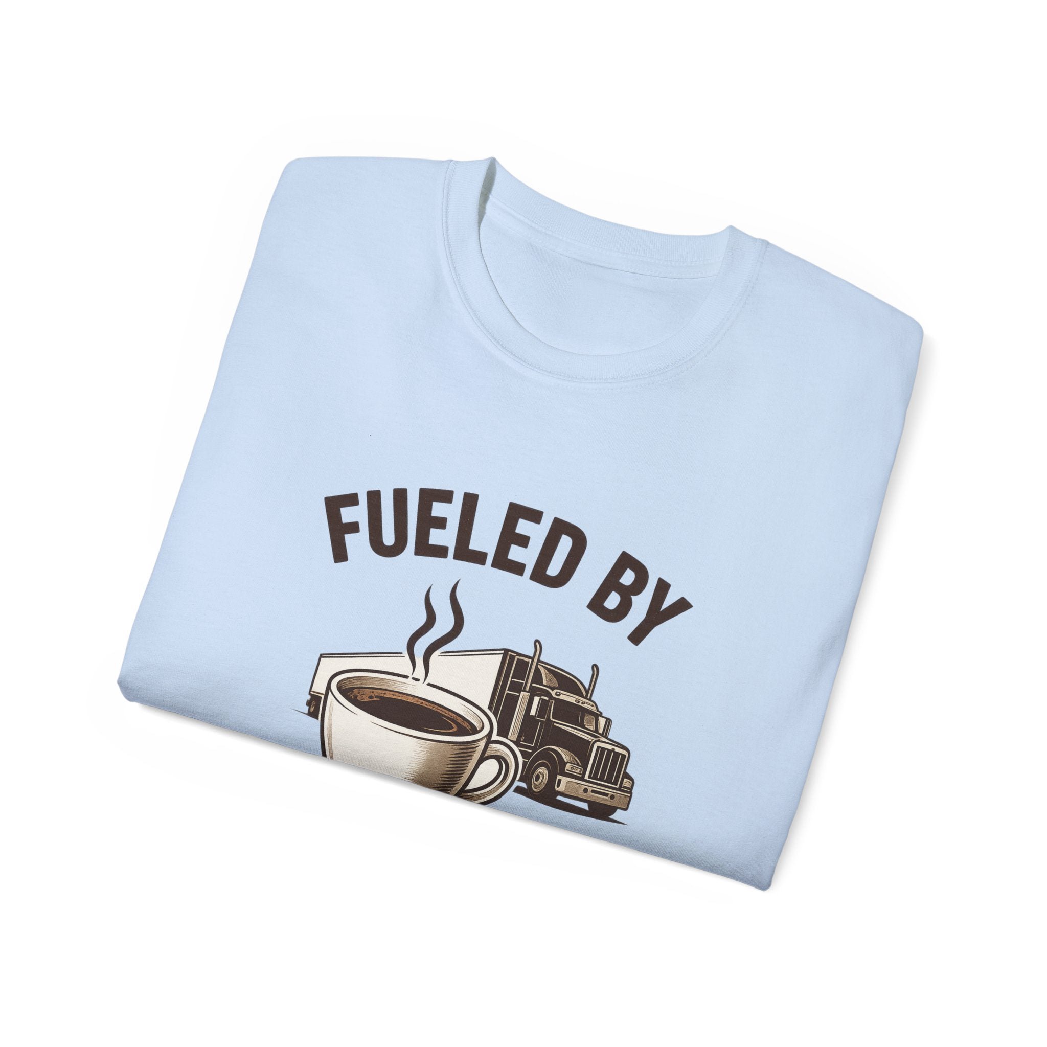 Fueled by Coffee and Diesel Unisex Tee