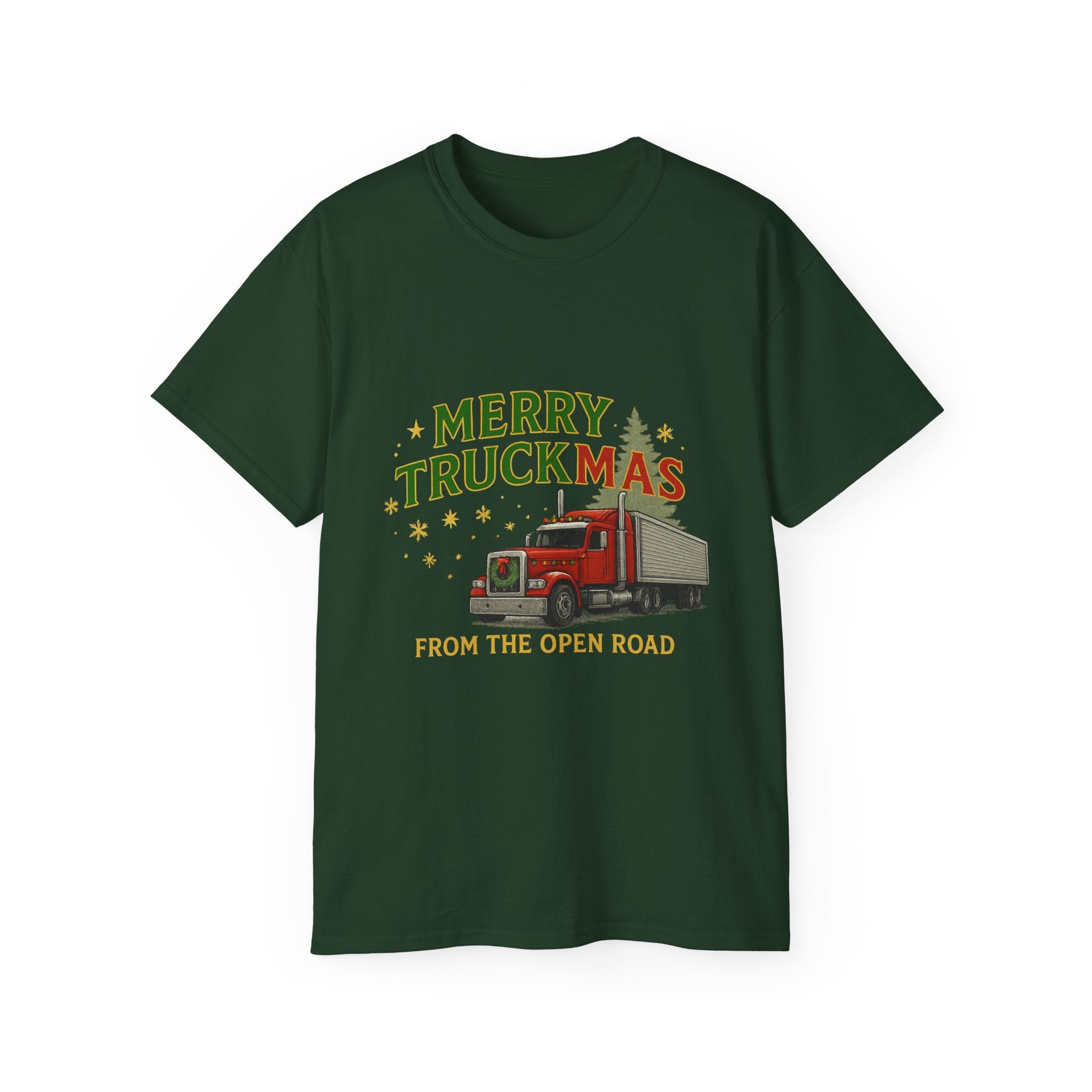 Merry TRUCKMAS from the Open Road Unisex Tee