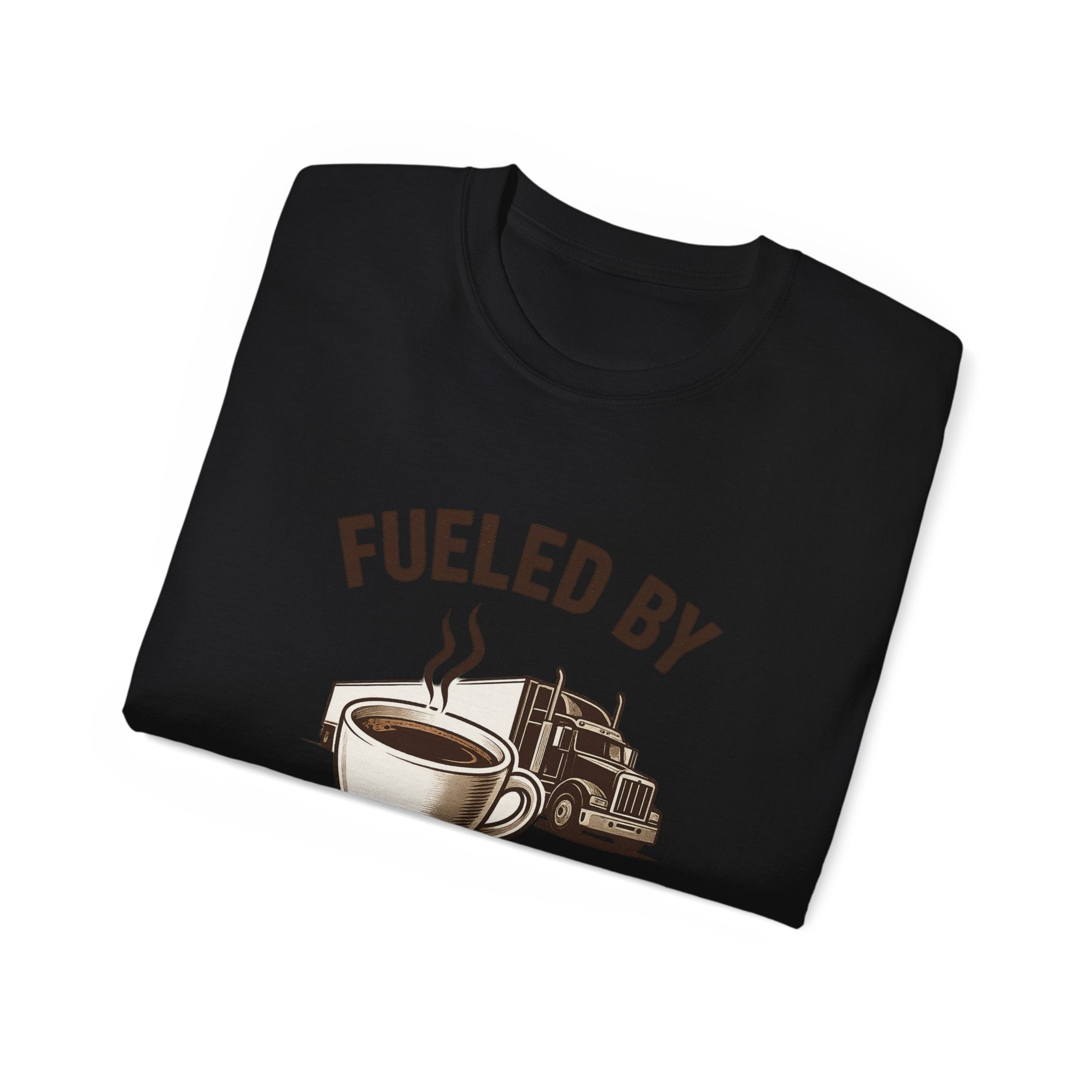 Fueled by Coffee and Diesel Unisex Tee