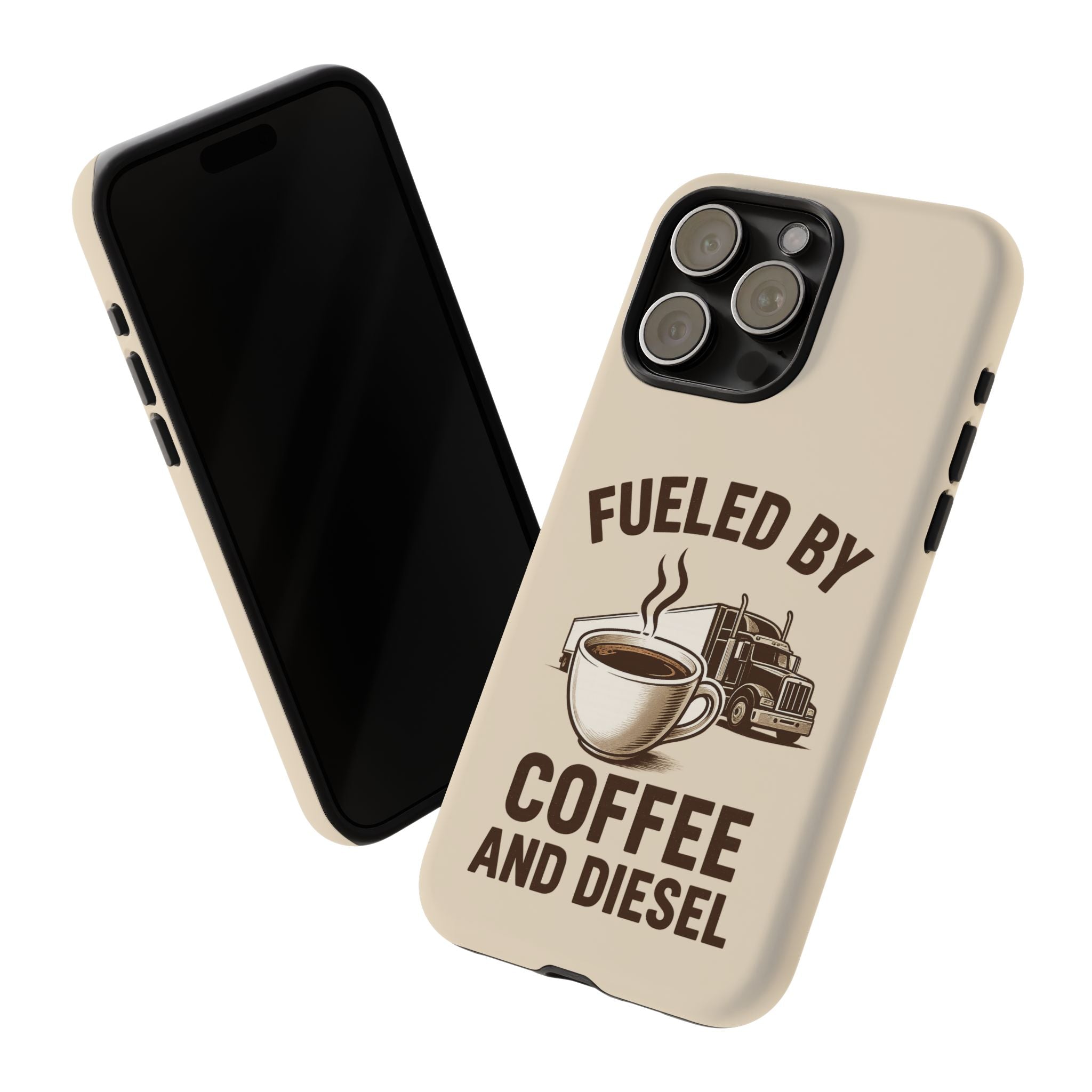 Coffee and Diesel Tough Phone Case