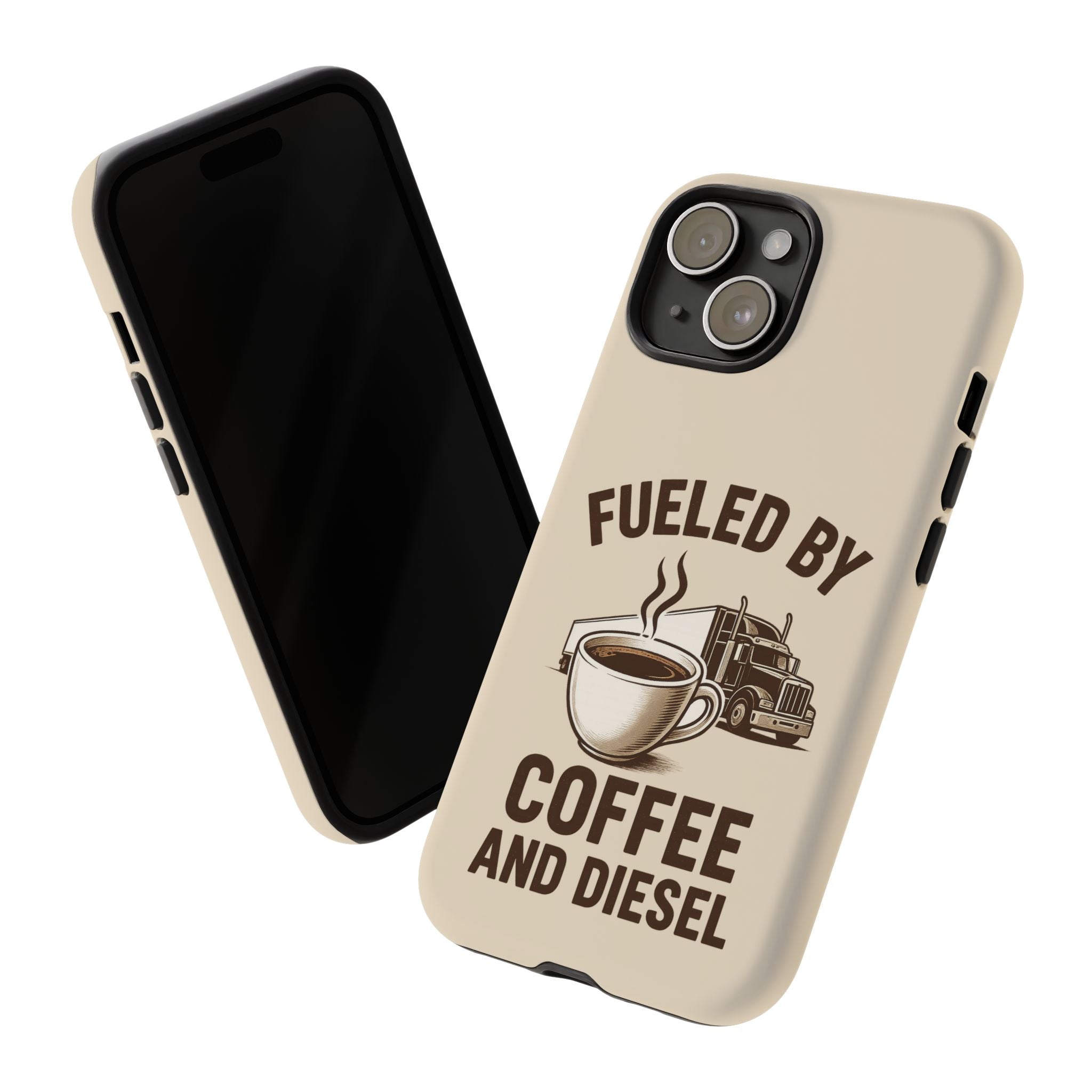 Coffee and Diesel Tough Phone Case