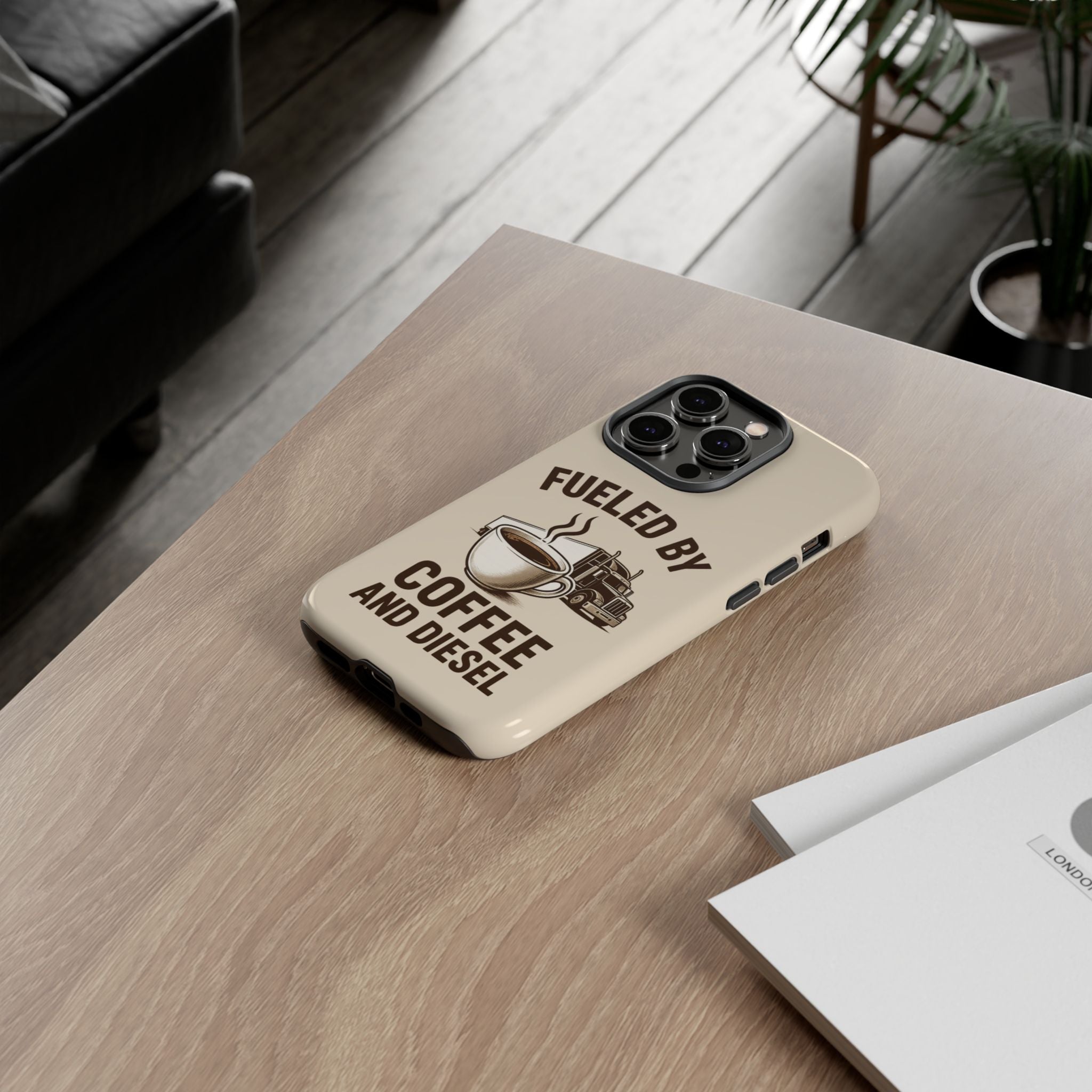 Coffee and Diesel Tough Phone Case