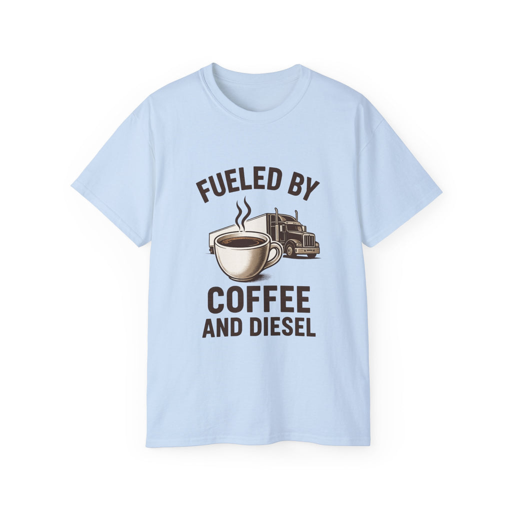 Fueled by Coffee and Diesel Unisex Tee