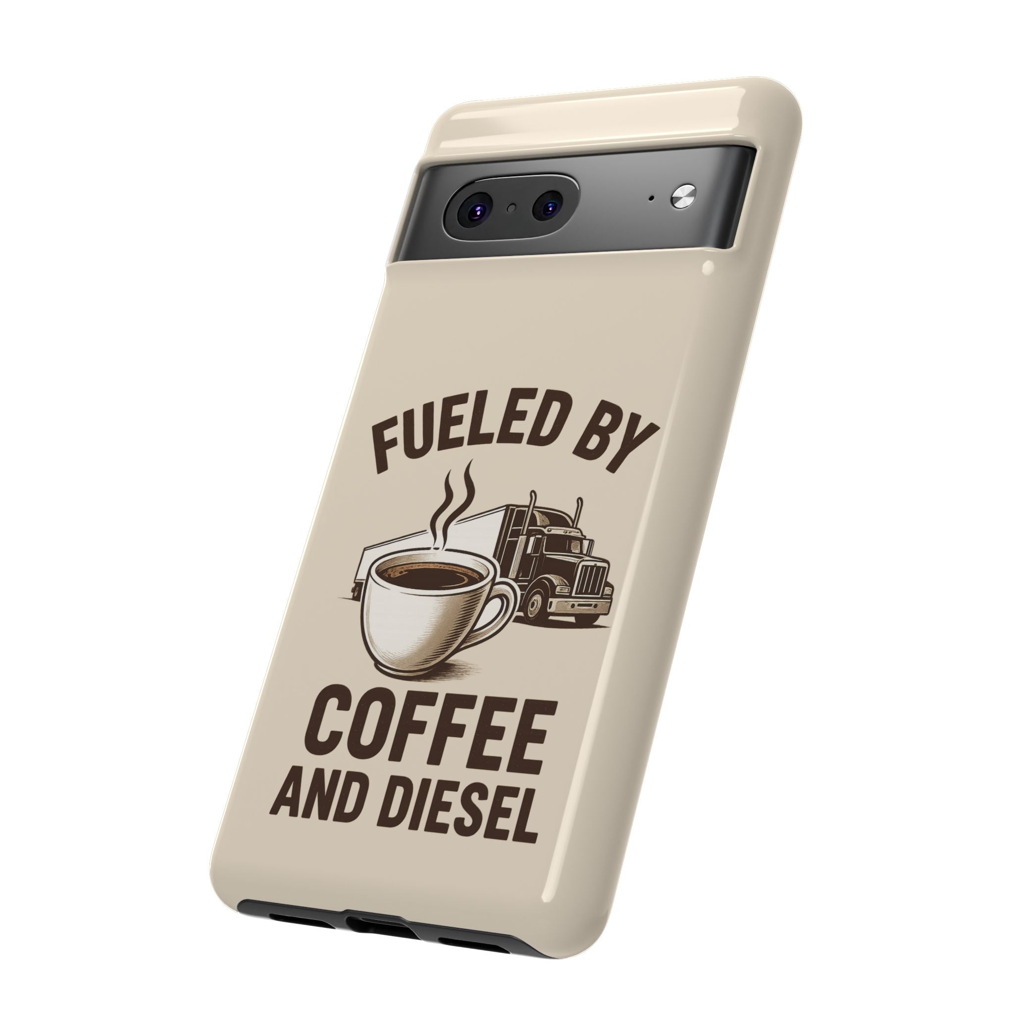 Coffee and Diesel Tough Phone Case