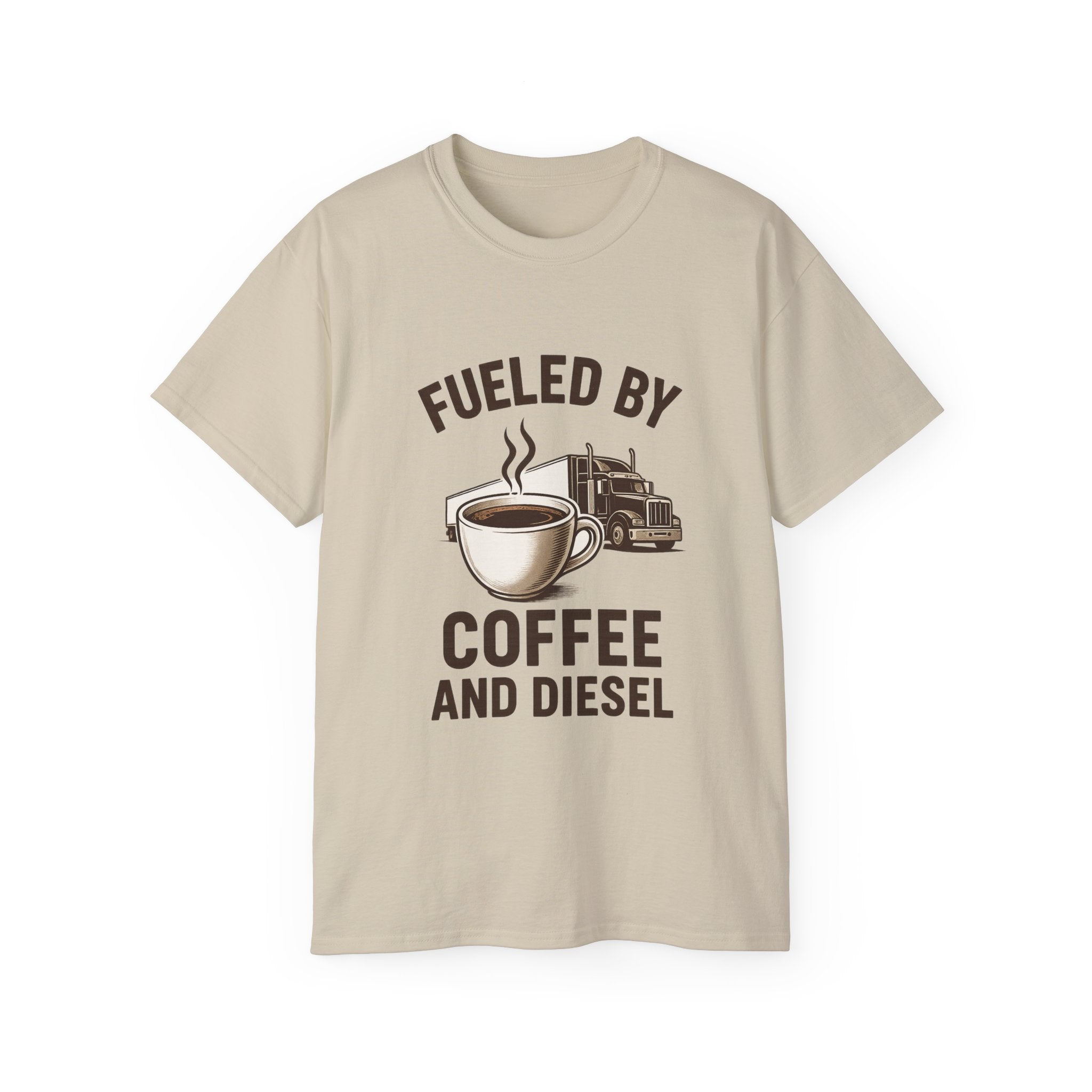 Fueled by Coffee and Diesel Unisex Tee