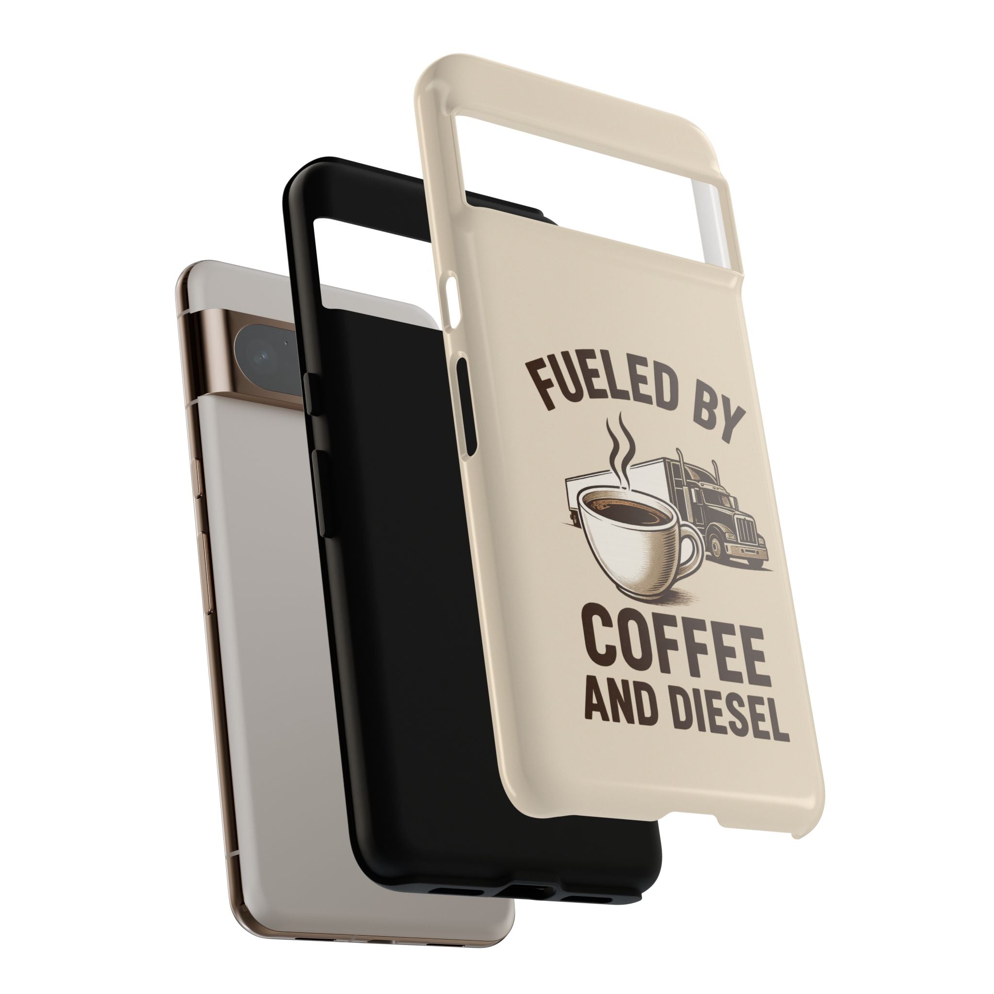 Coffee and Diesel Tough Phone Case