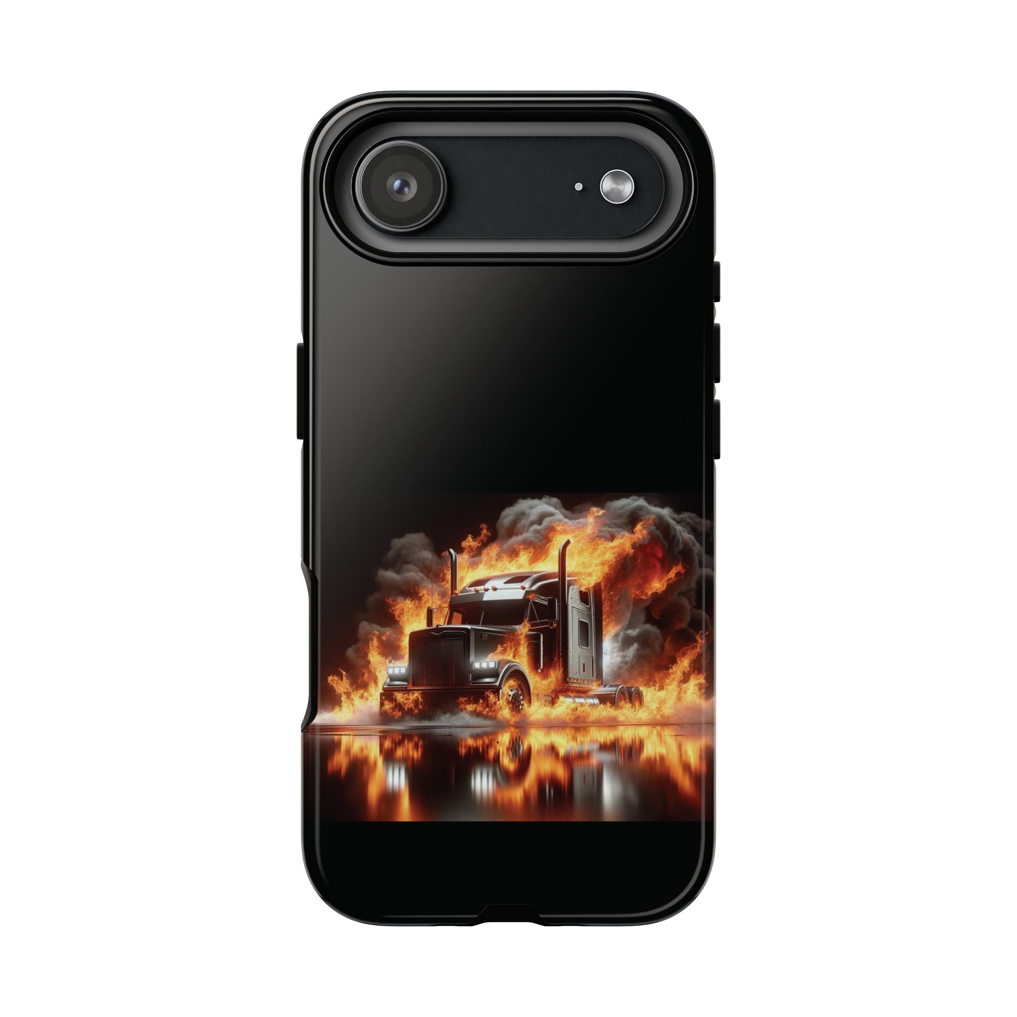 Flaming Truck Tough Phone Case