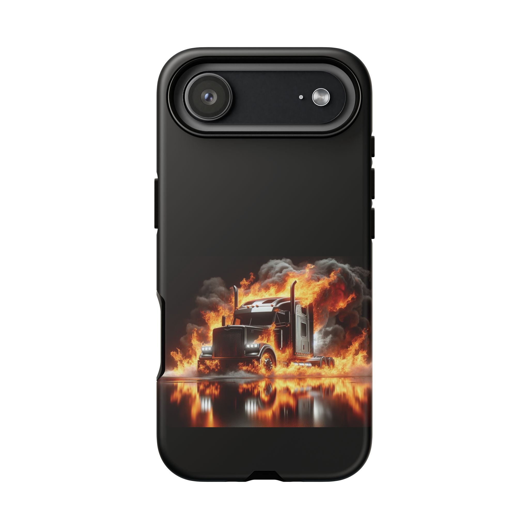 Flaming Truck Tough Phone Case