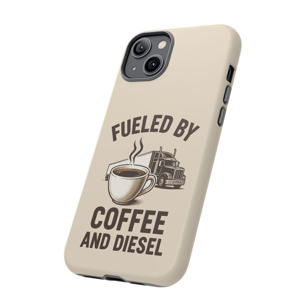 Coffee and Diesel Tough Phone Case