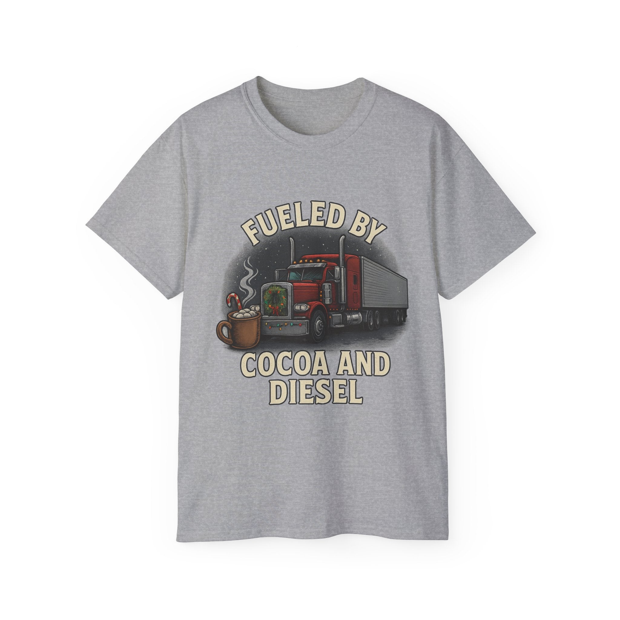Fueled by Cocoa and Diesel Unisex Tee