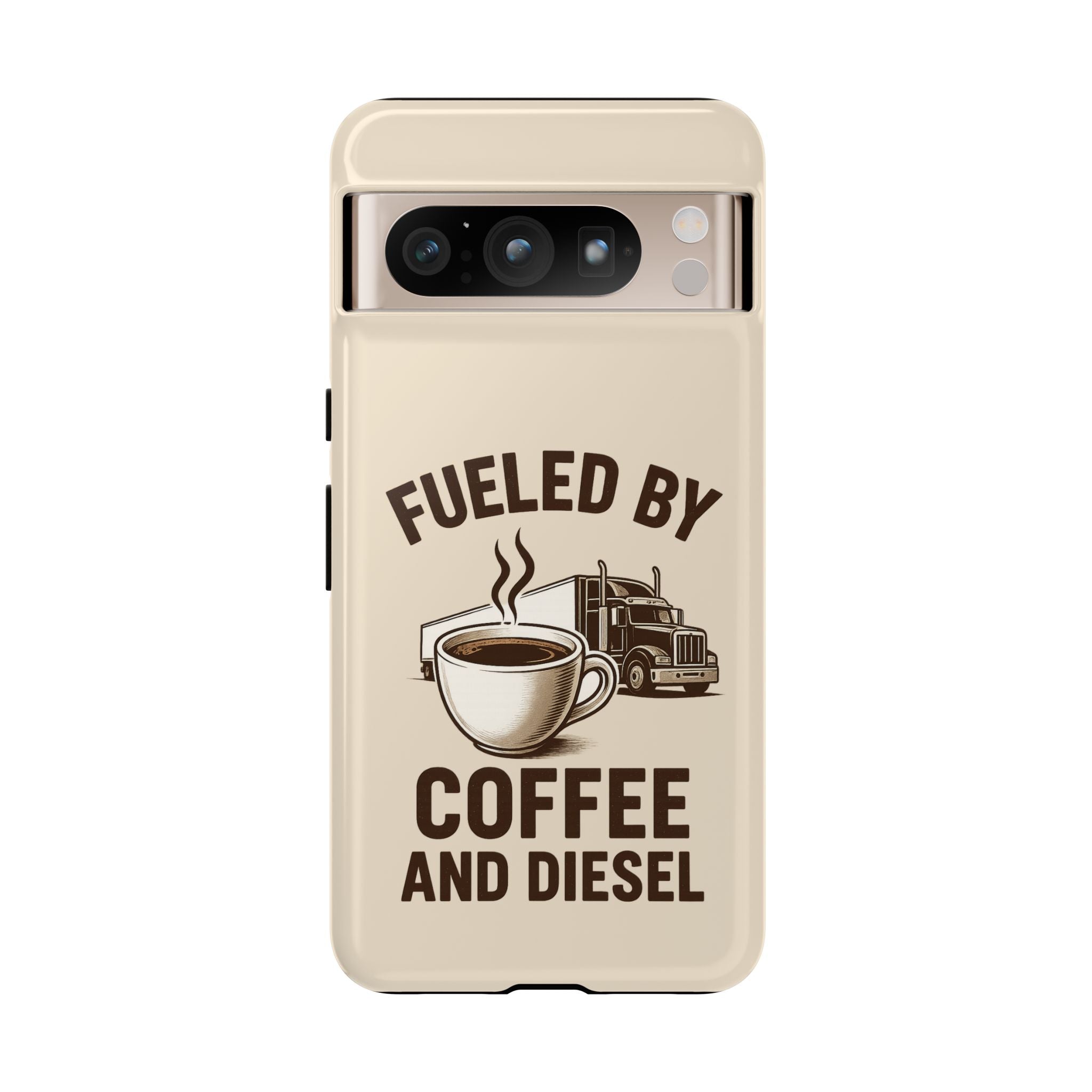 Coffee and Diesel Tough Phone Case