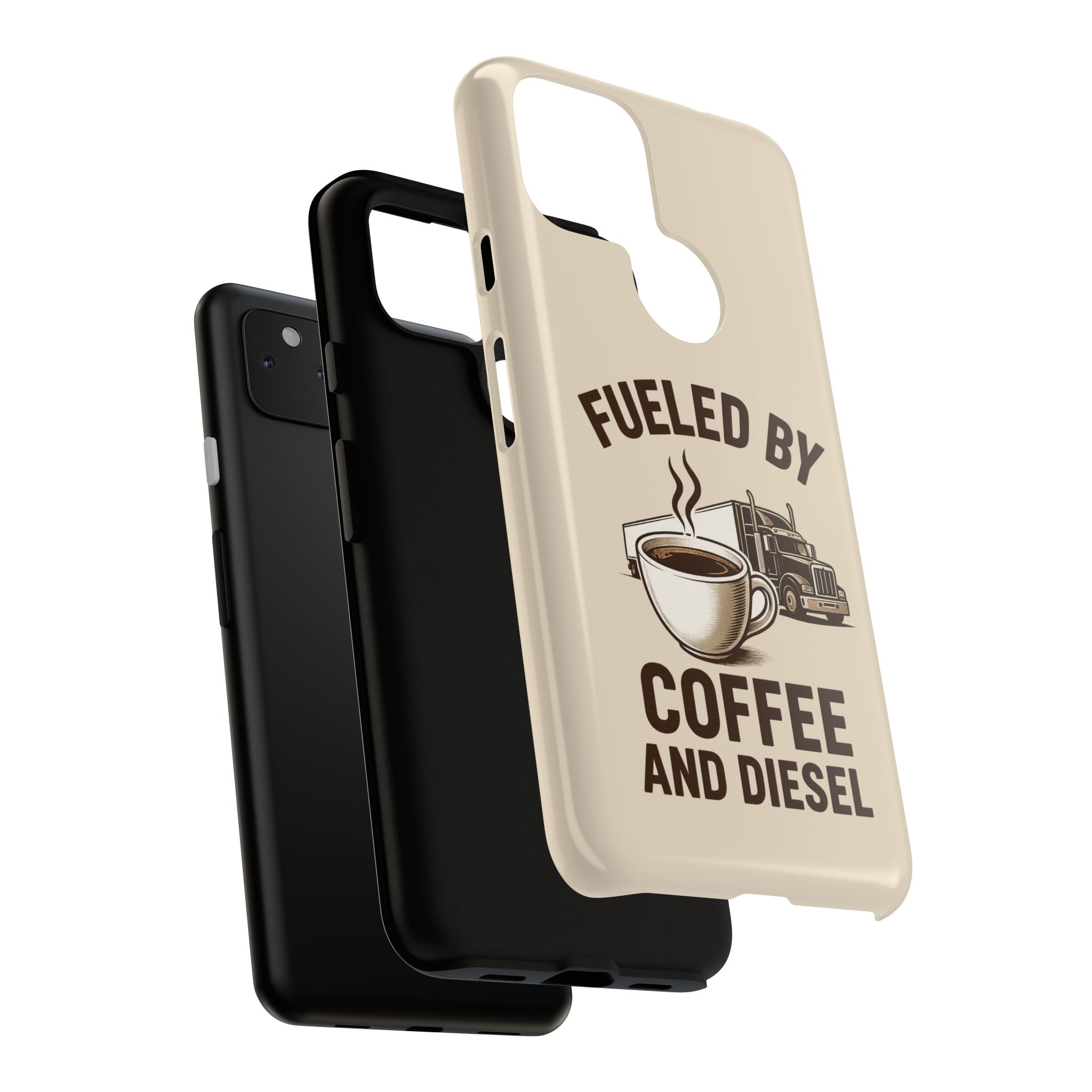 Coffee and Diesel Tough Phone Case