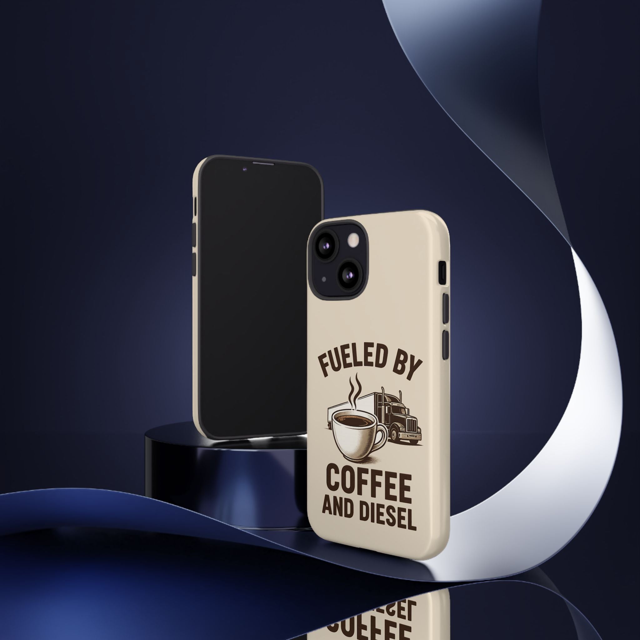 Coffee and Diesel Tough Phone Case