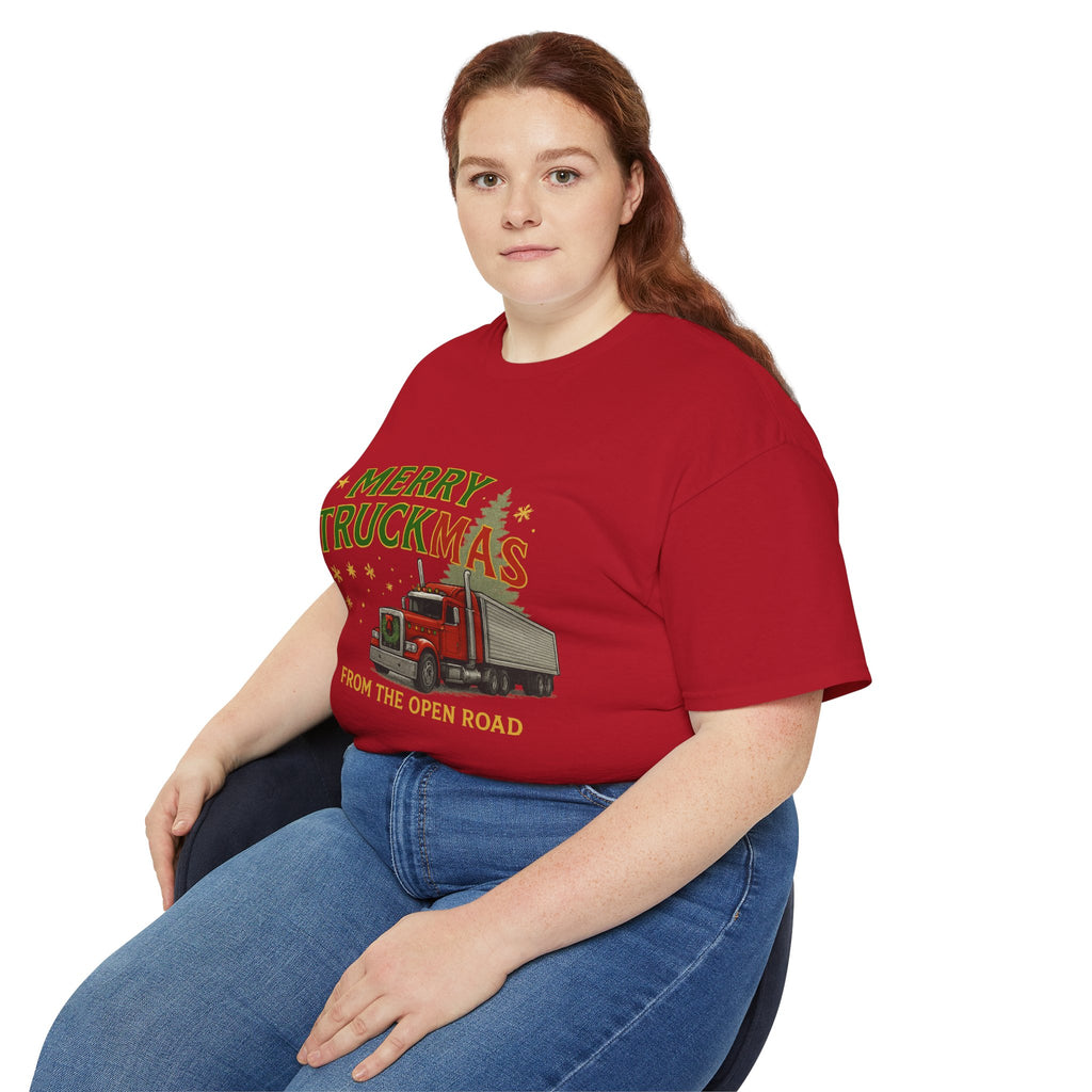 Merry TRUCKMAS from the Open Road Unisex Tee
