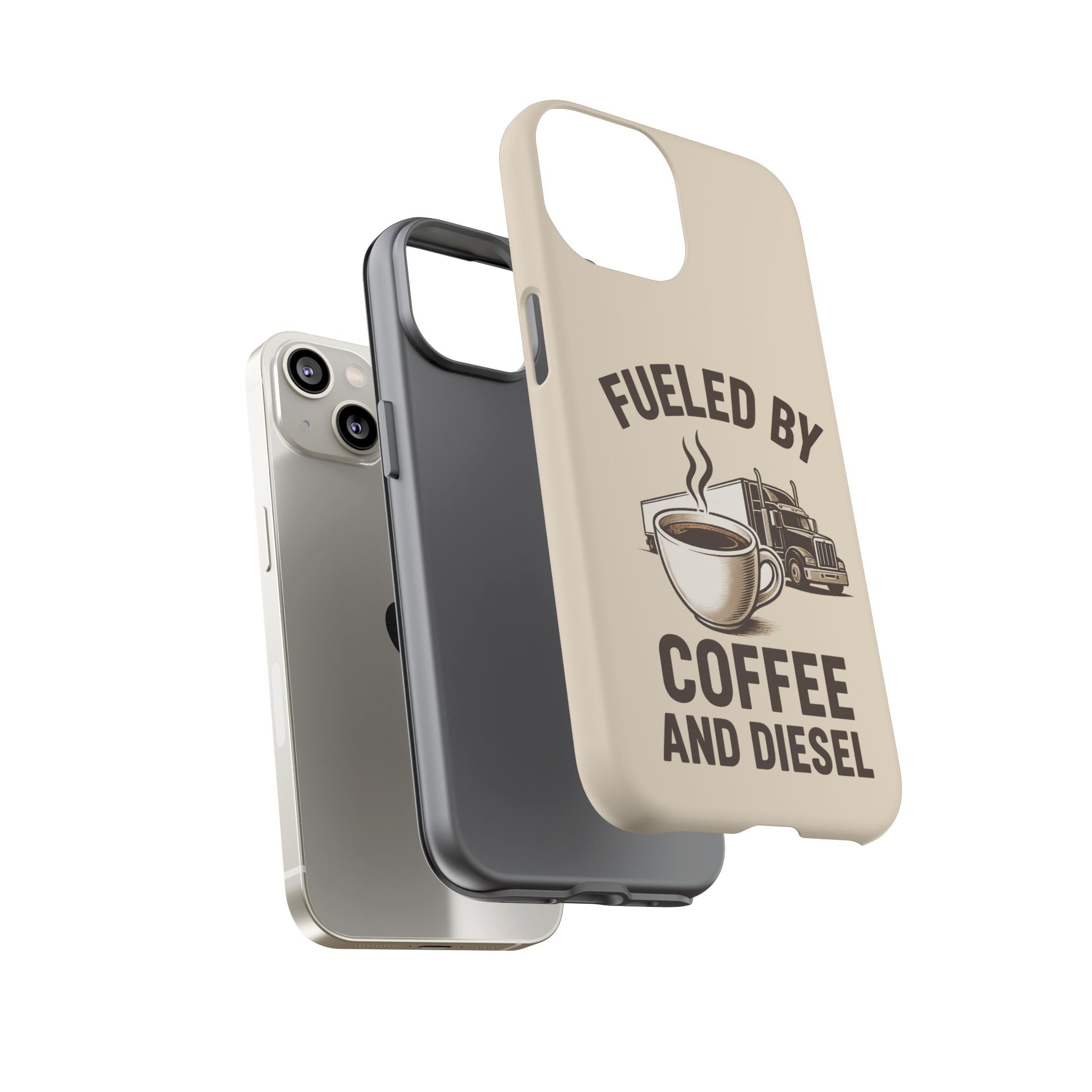 Coffee and Diesel Tough Phone Case