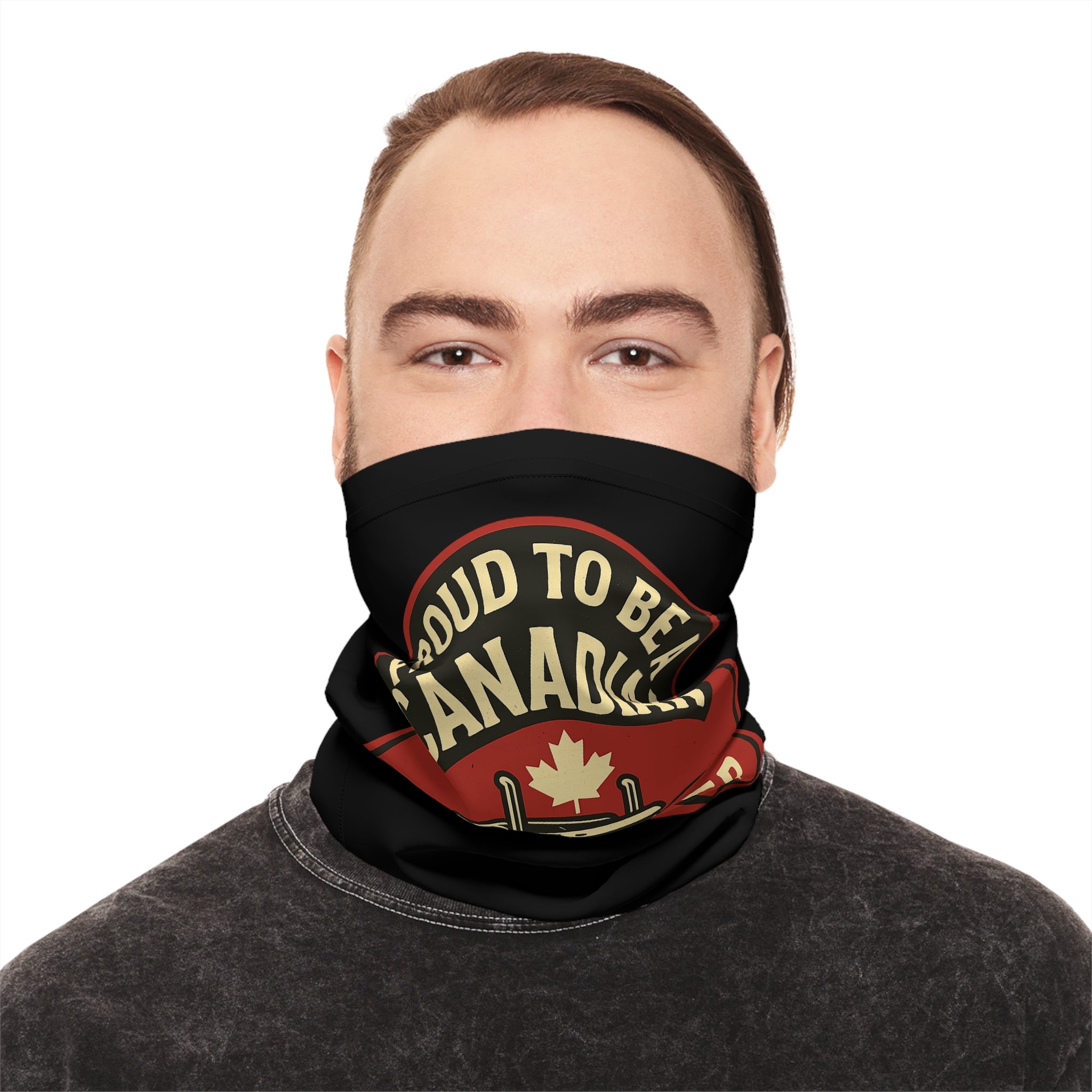 Proud to be a Canadian Trucker Neck Gaiter