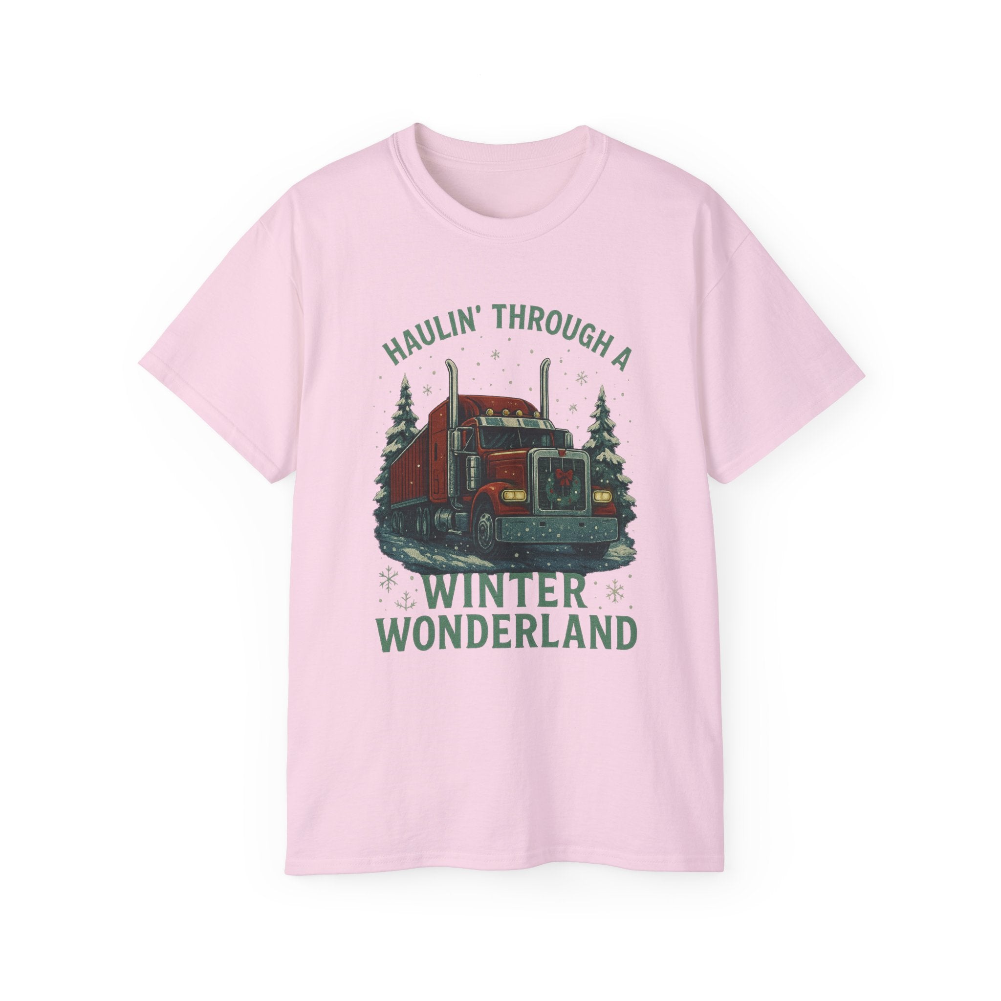 Haulin' Through a Winder Wonderland Unisex Tee